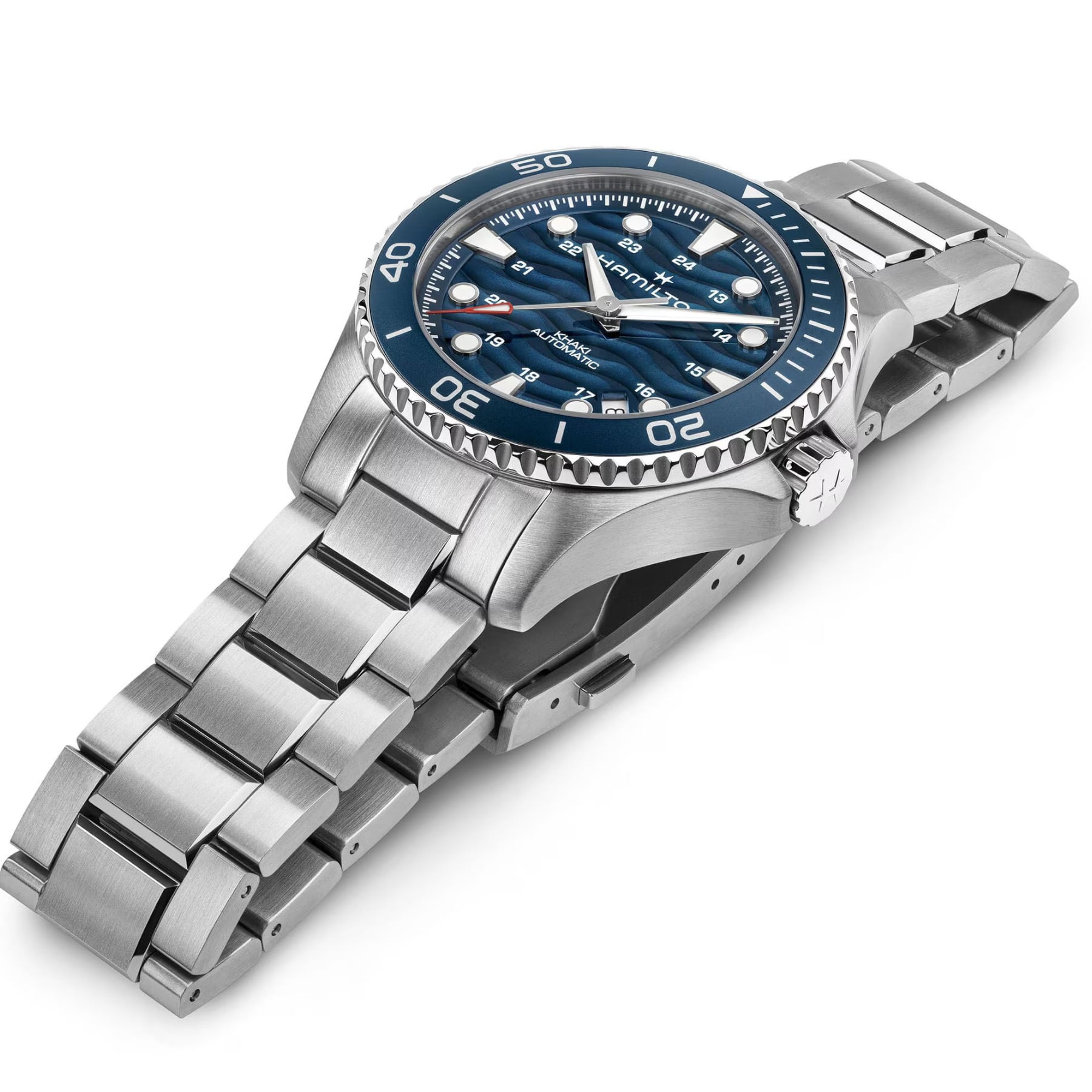 Hamilton H82425140 Khaki Navy Scuba Gmt 40Mm