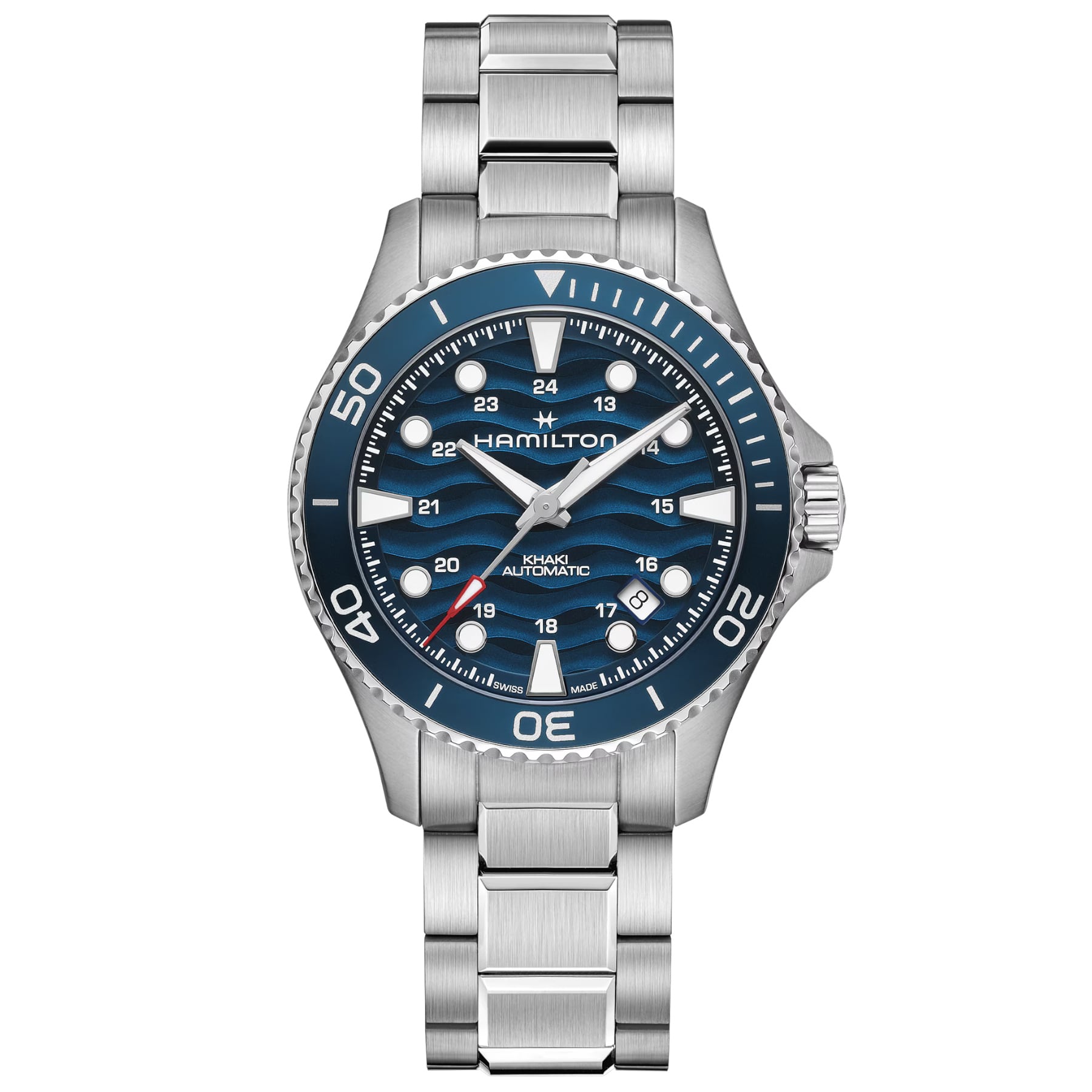 Hamilton H82425140 Khaki Navy Scuba Gmt 40Mm