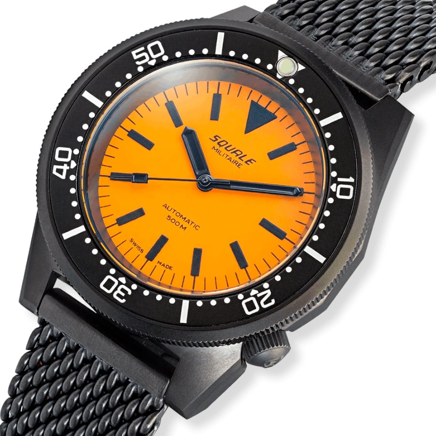 Squale 1521 Full Luminous Orange Militaire 1521DLCFOR.MEPVD20
