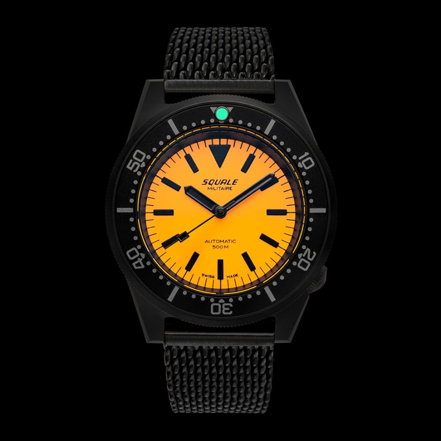 Squale 1521 Full Luminous Orange Militaire 1521DLCFOR.MEPVD20