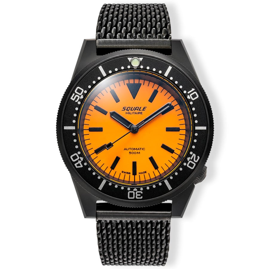 Squale 1521 Full Luminous Orange Militaire 1521DLCFOR.MEPVD20