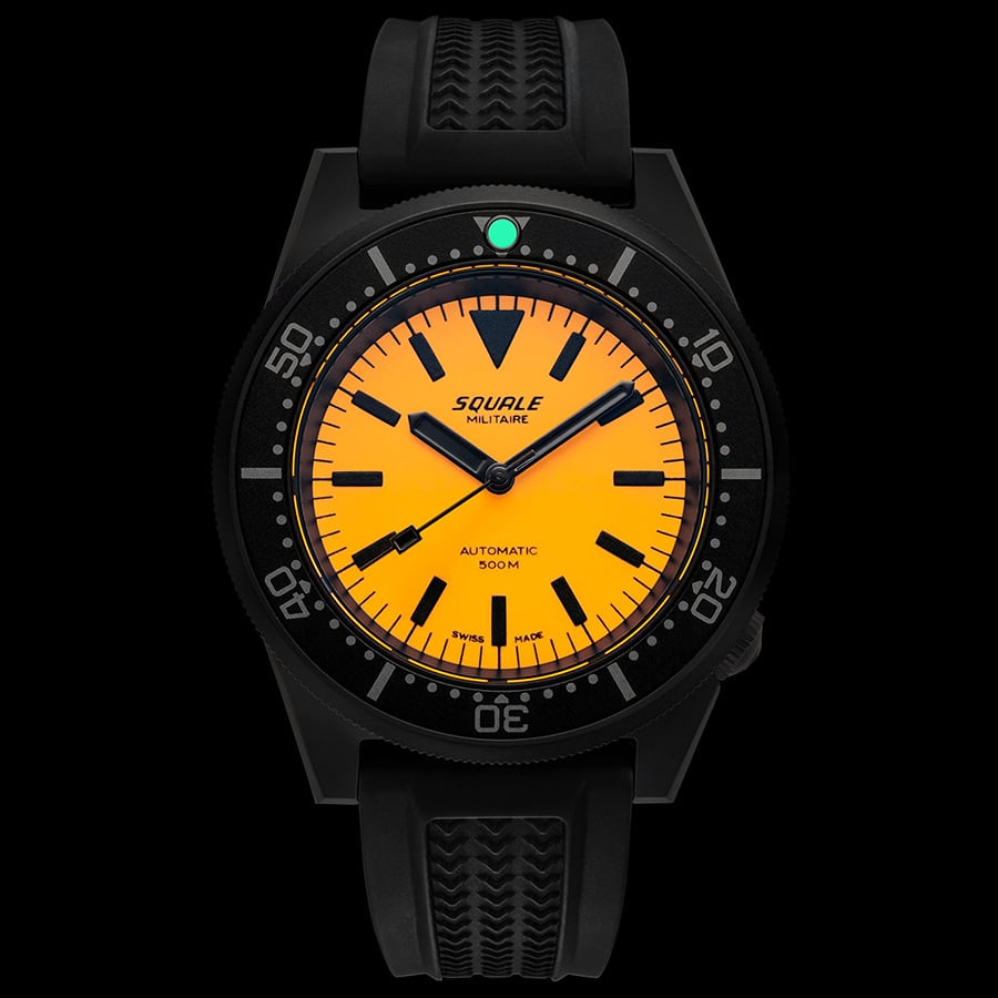Squale 1521 Full Luminous Orange Militaire 1521DLCFOR.VO