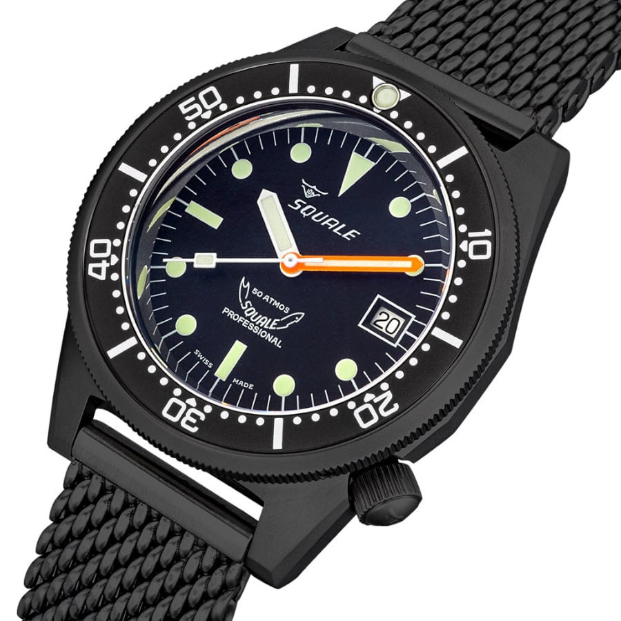 Squale 1521 DLC 1521DLCBK.MEPVD20