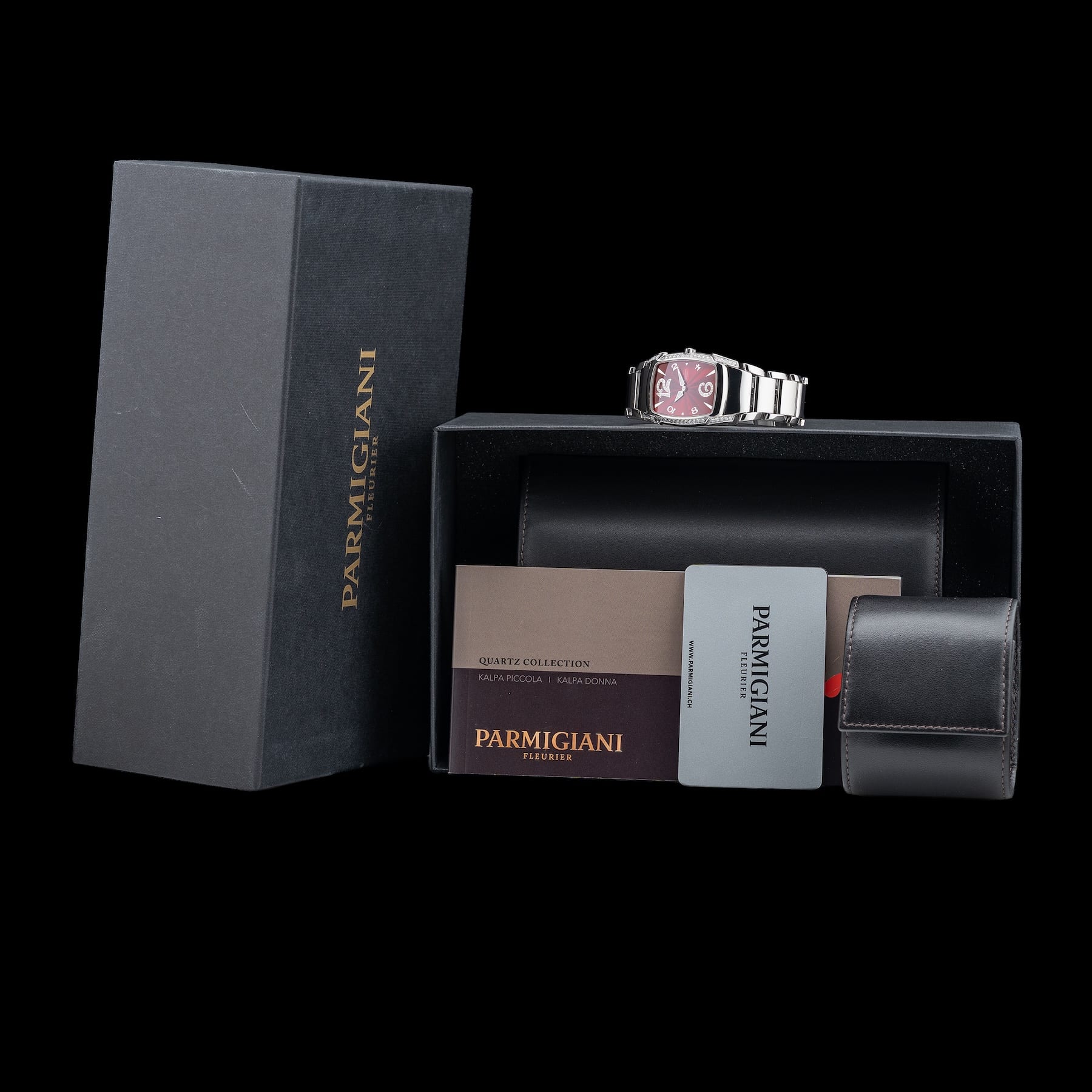 Parmigiani Fleurier Kalpa Donna Steel Set Amarante Set PFC160-0020901-B00002