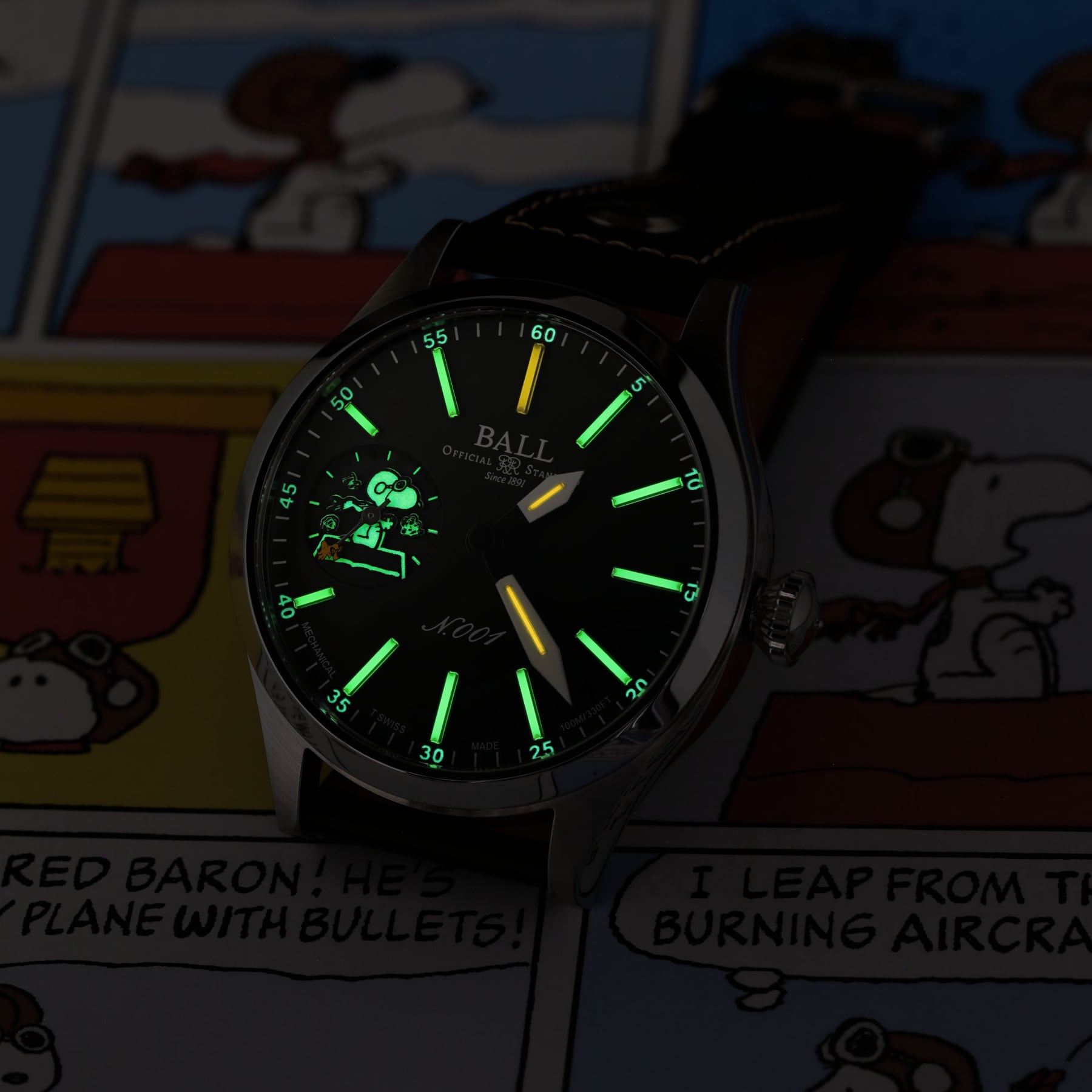 Ball Engineer Master II Snoopy Flying Ace NM2638C-L2J-BK