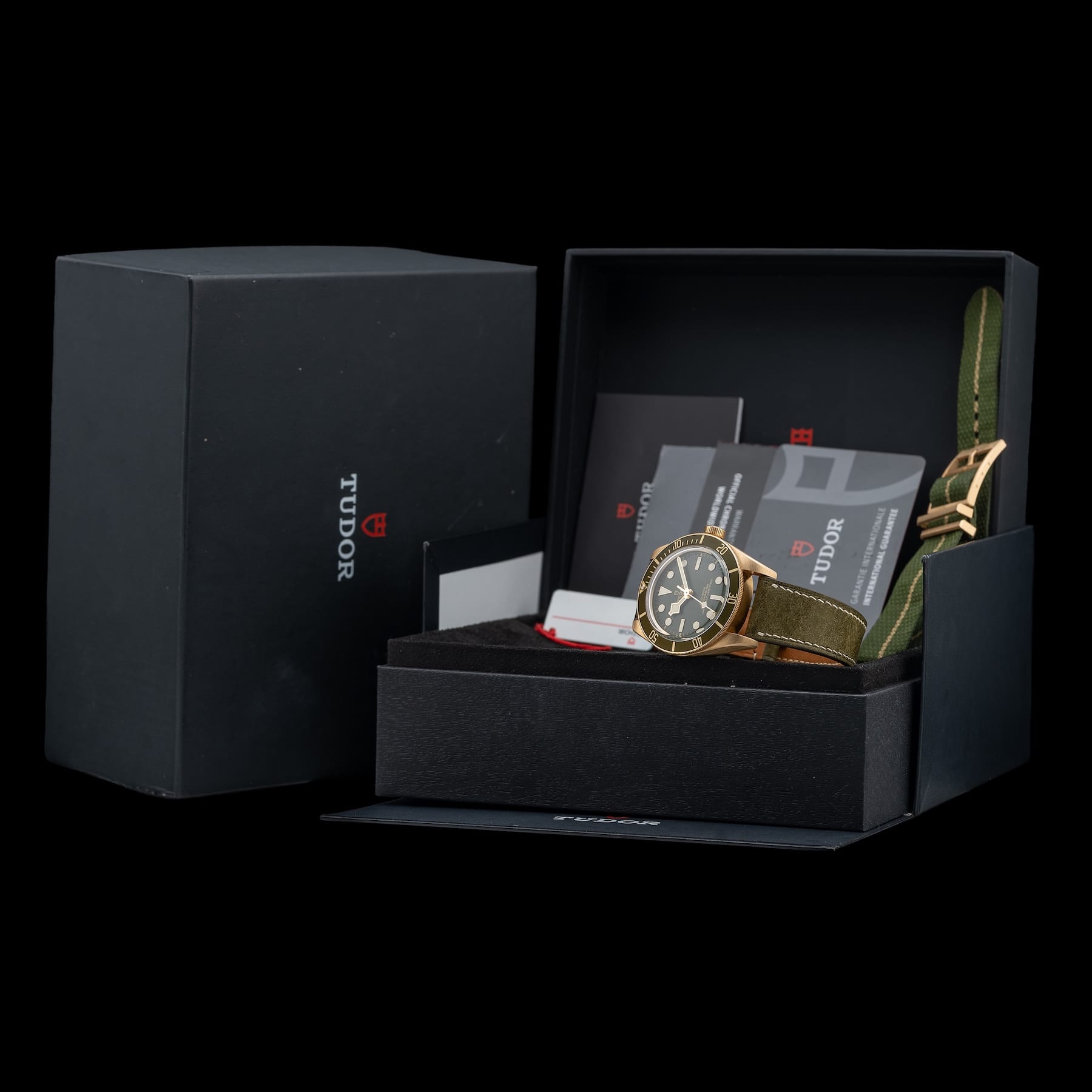 TUDOR Yellow Gold Black Bay 79018V