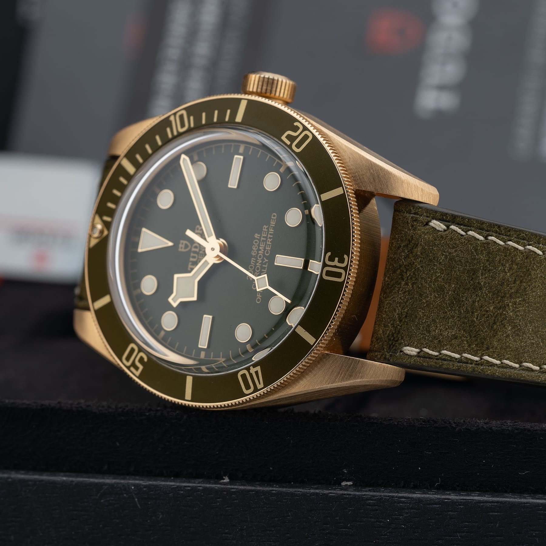 TUDOR Yellow Gold Black Bay 79018V