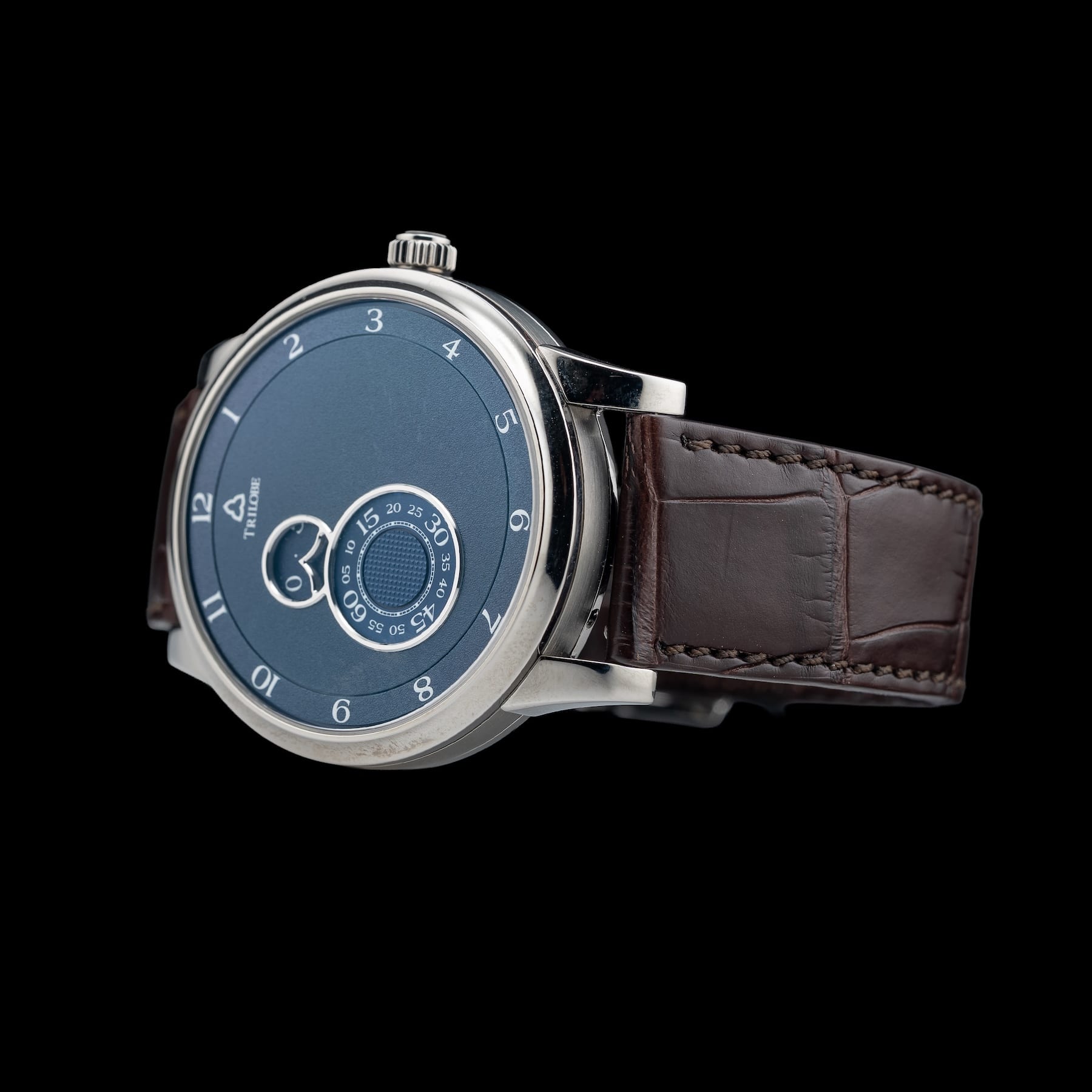 Trilobe Nuit Fantastique Grained Blue Titanium NF05BG