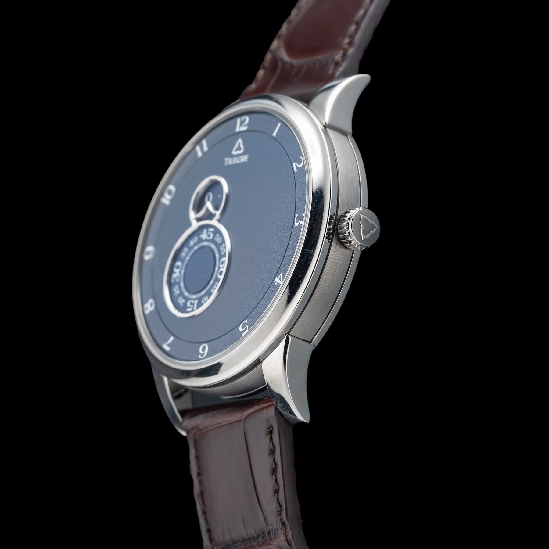 Trilobe Nuit Fantastique Grained Blue Titanium NF05BG