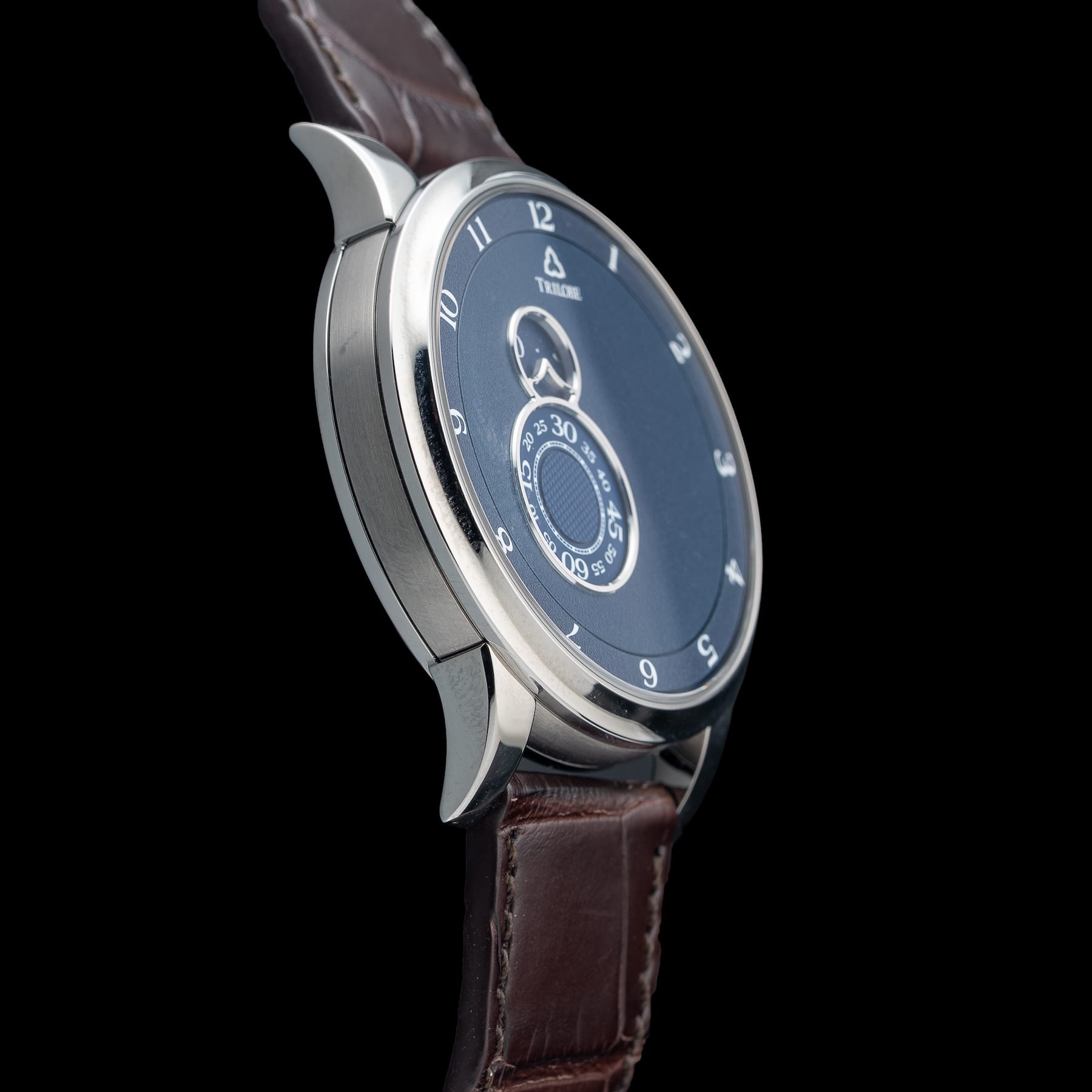 Trilobe Nuit Fantastique Grained Blue Titanium NF05BG
