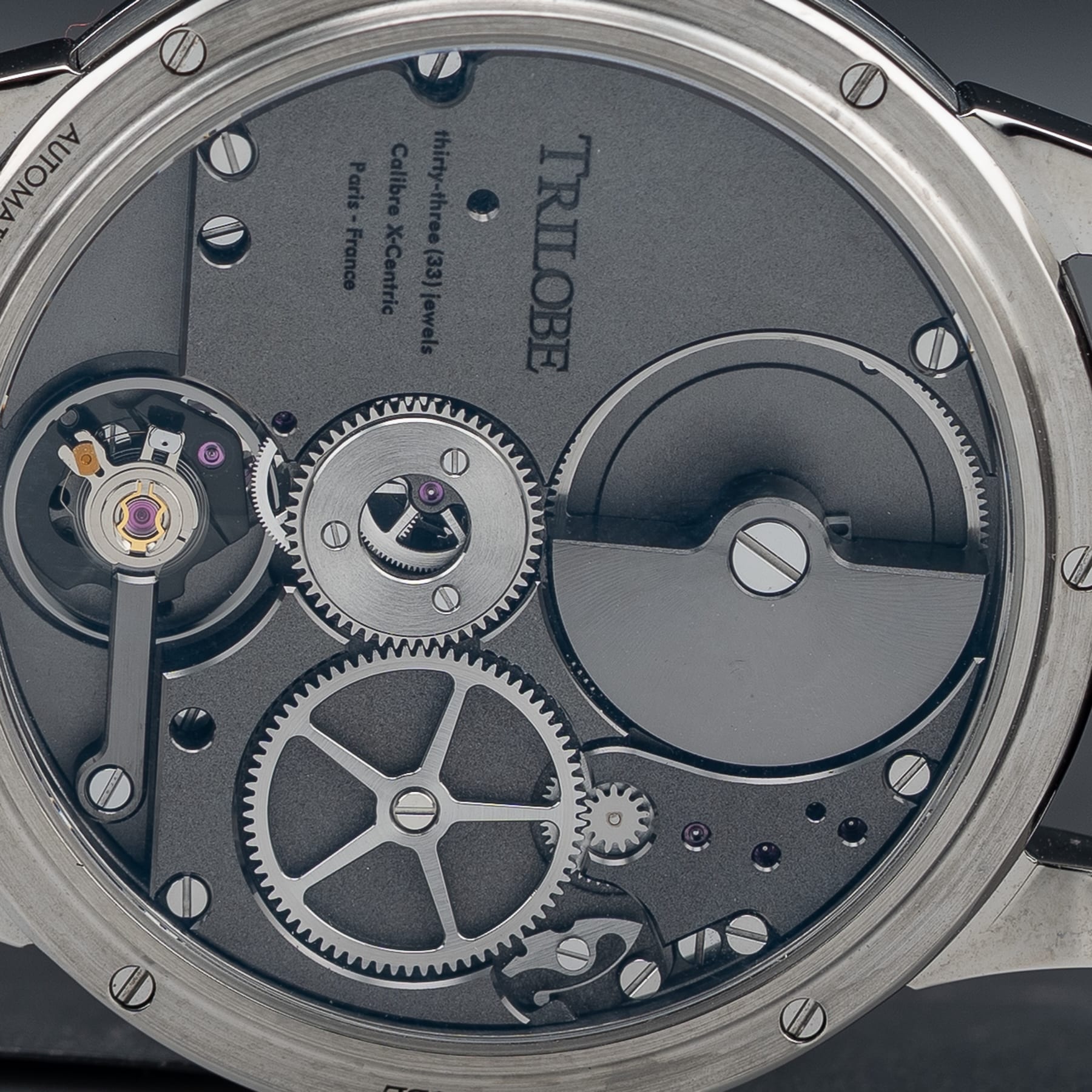 Trilobe Nuit Fantastique Grained Blue Titanium NF05BG