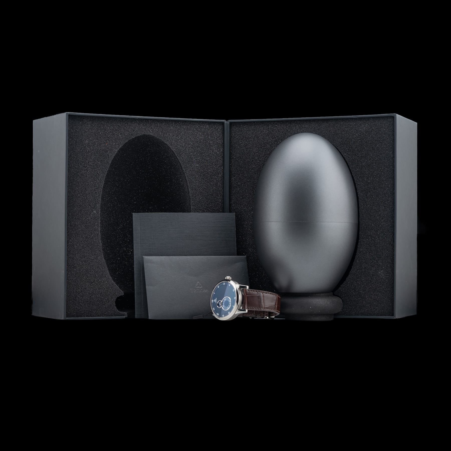 Trilobe Nuit Fantastique Grained Blue Titanium NF05BG