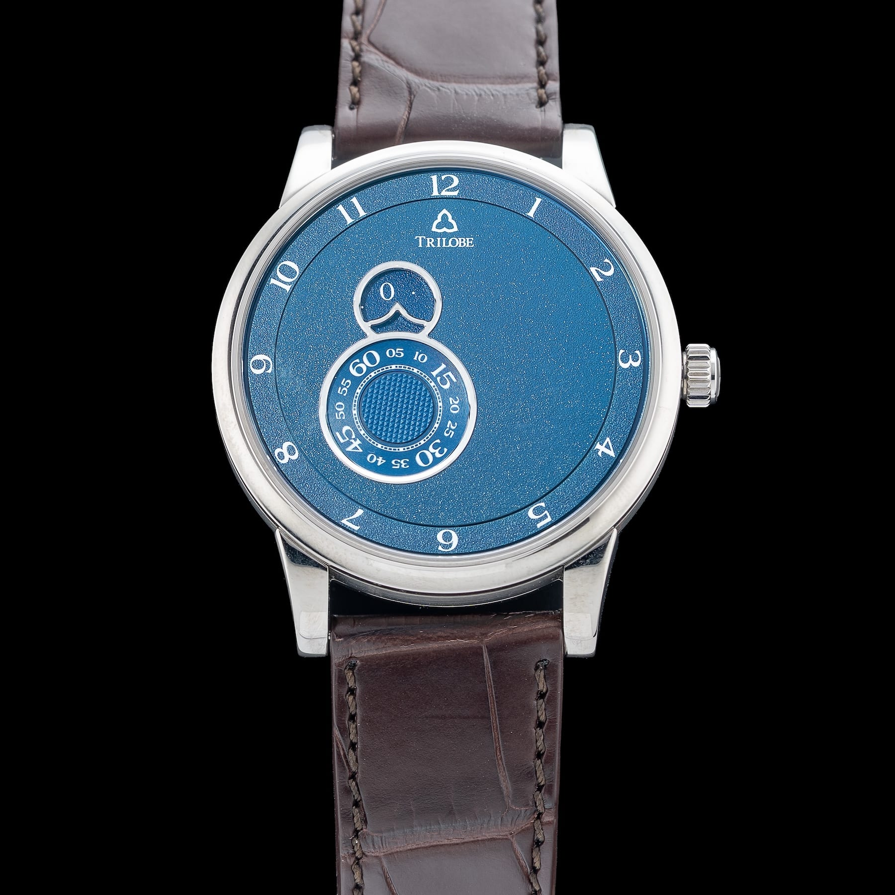 Trilobe Nuit Fantastique Grained Blue Titanium NF05BG