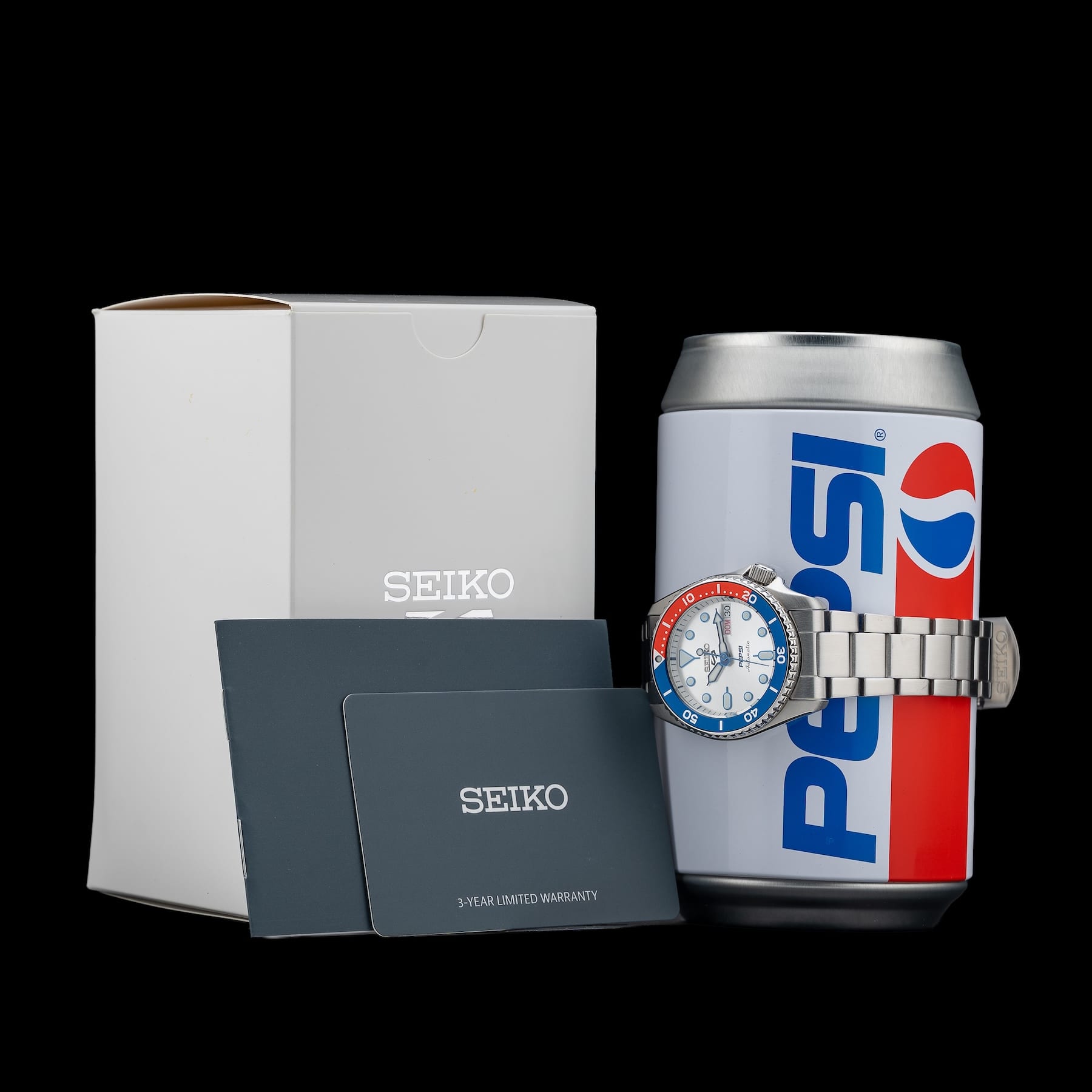Seiko 5 Sports SRPL99  X Pepsi