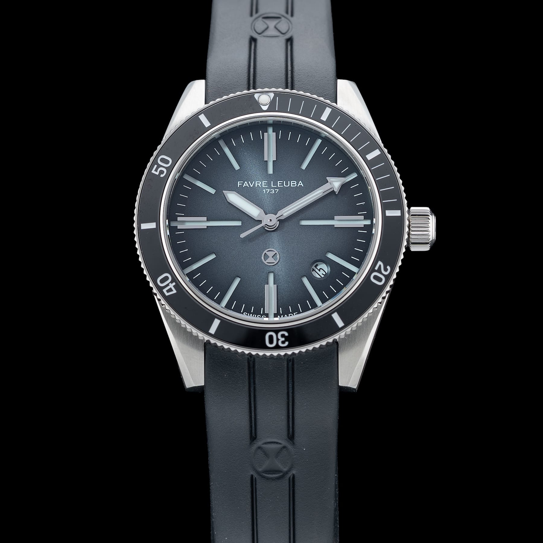 Favre Leuba 00.20308.101.06.301 Deep Raider Renaissance Grey Dial On Strap