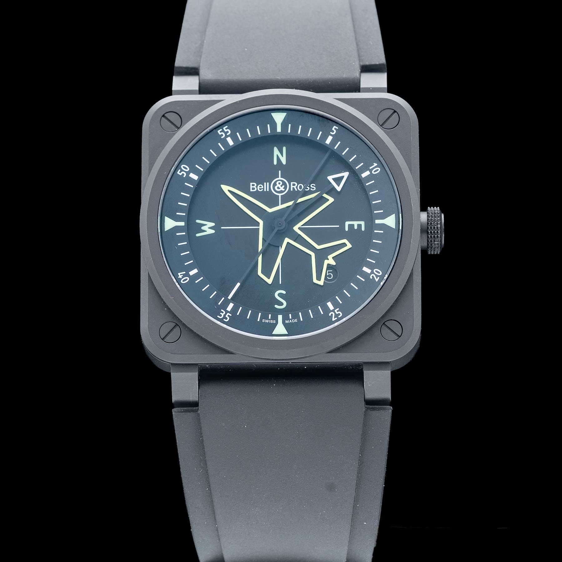 Bell & Ross Gyrocompass BR03A-CPS-CE/SRB