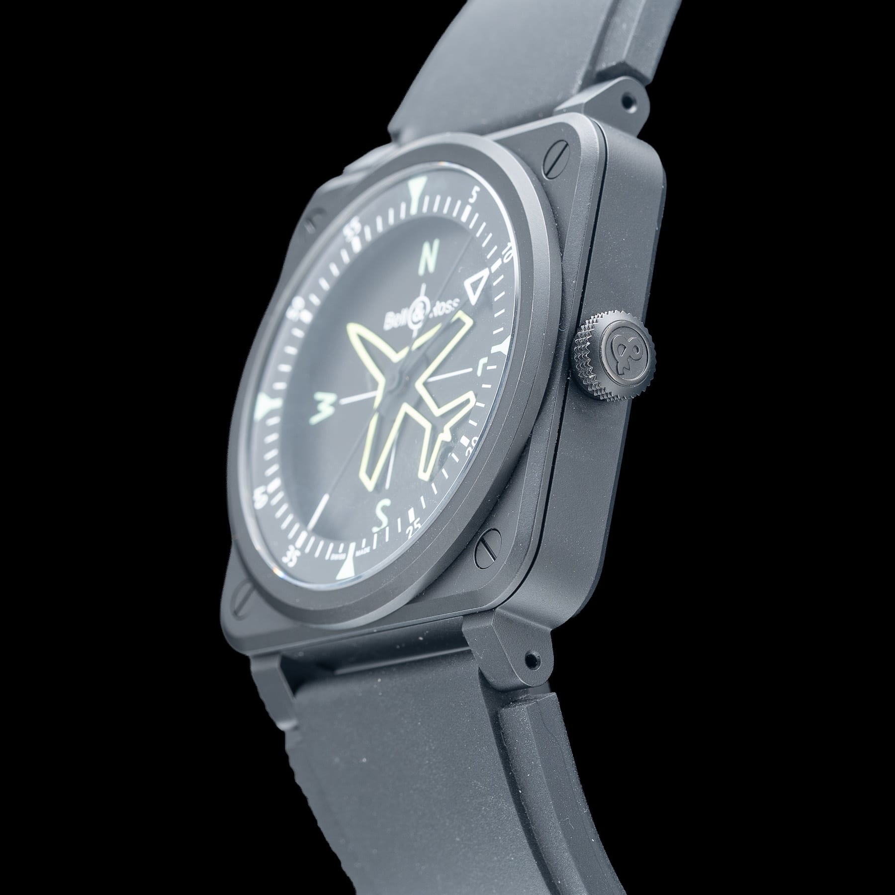 Bell & Ross Gyrocompass BR03A-CPS-CE/SRB