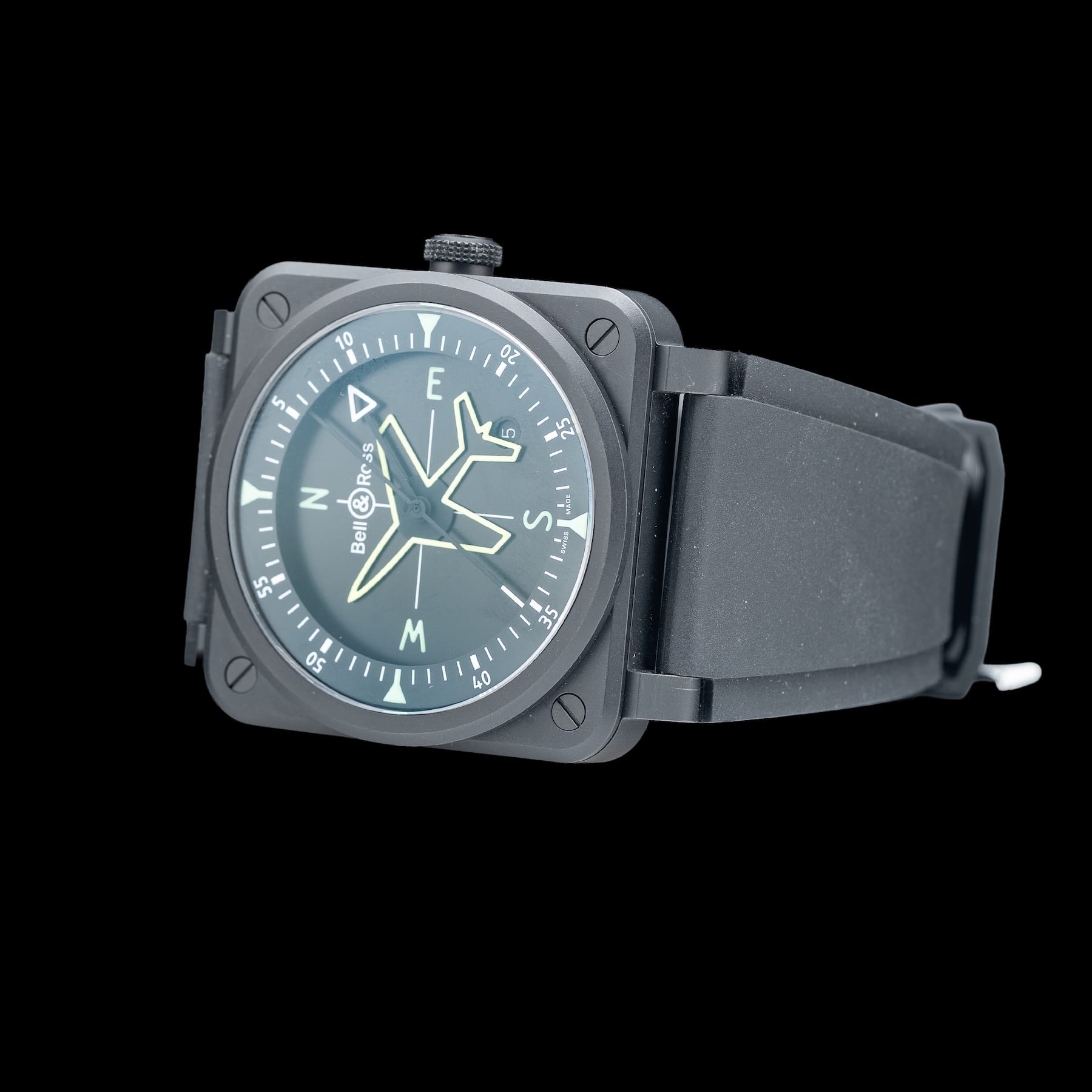 Bell & Ross Gyrocompass BR03A-CPS-CE/SRB