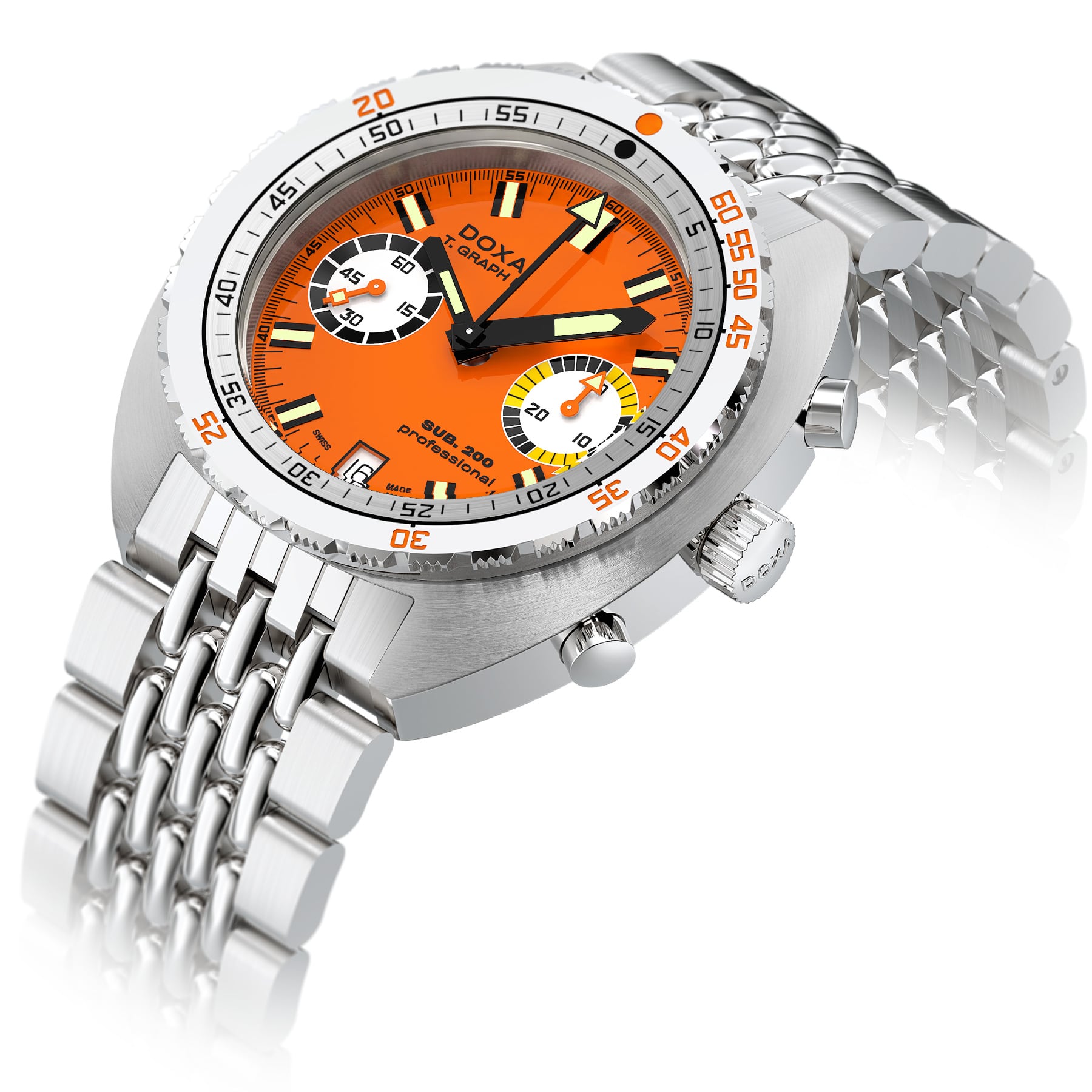 DOXA SUB 200 T.Graph II Professional on Bracelet 806.10.351.10