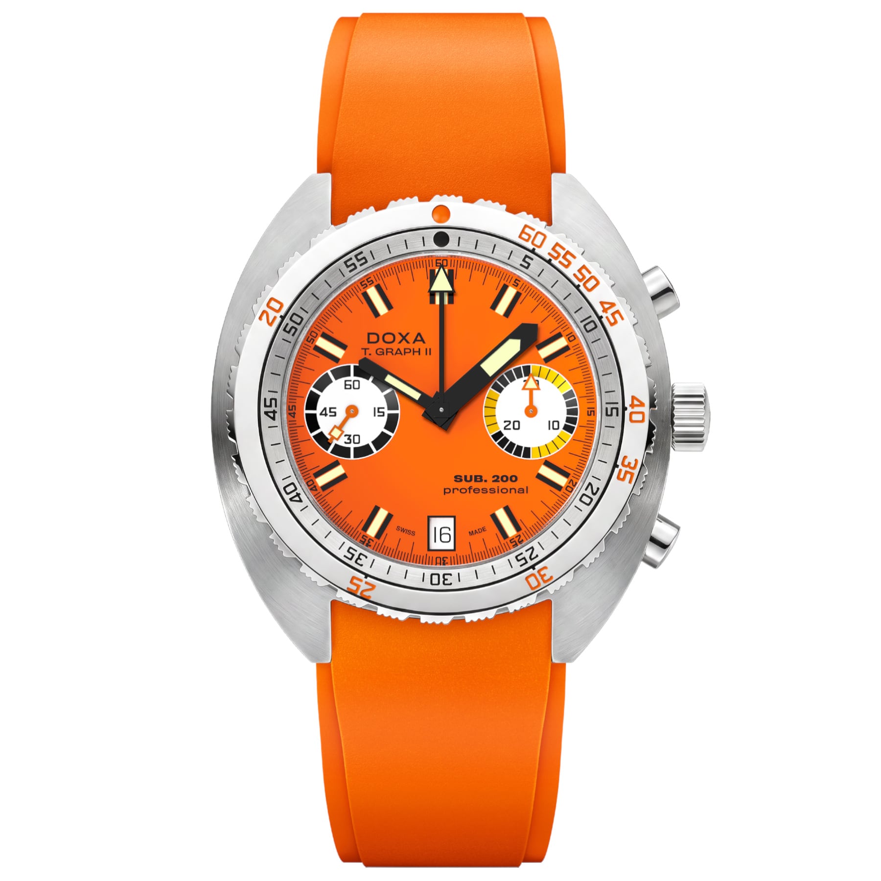 DOXA SUB 200 T.Graph II Professional on Strap 806.10.351.21