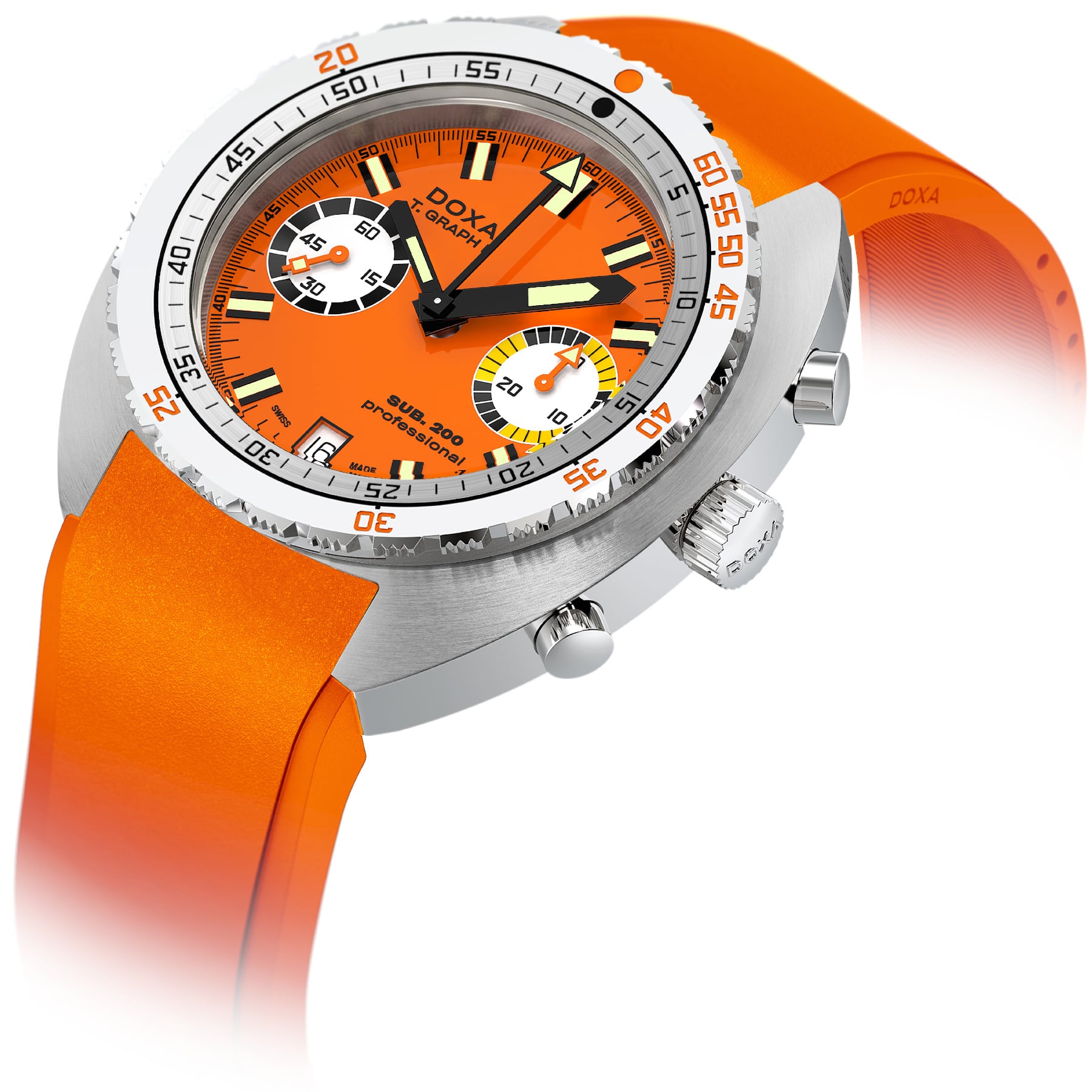 DOXA SUB 200 T.Graph II Professional on Strap 806.10.351.21