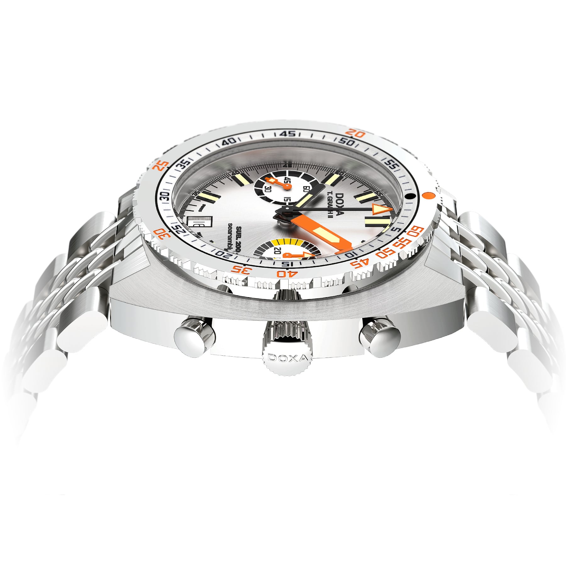 DOXA SUB 200 T.Graph II Searambler on Bracelet 806.10.021.10