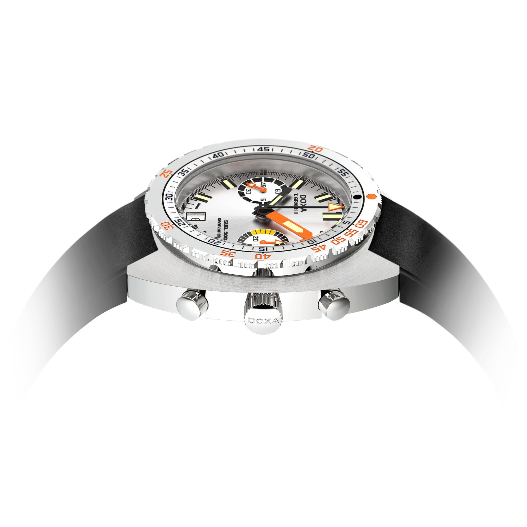 DOXA SUB 200 T.Graph II Searambler on Strap 806.10.021.20