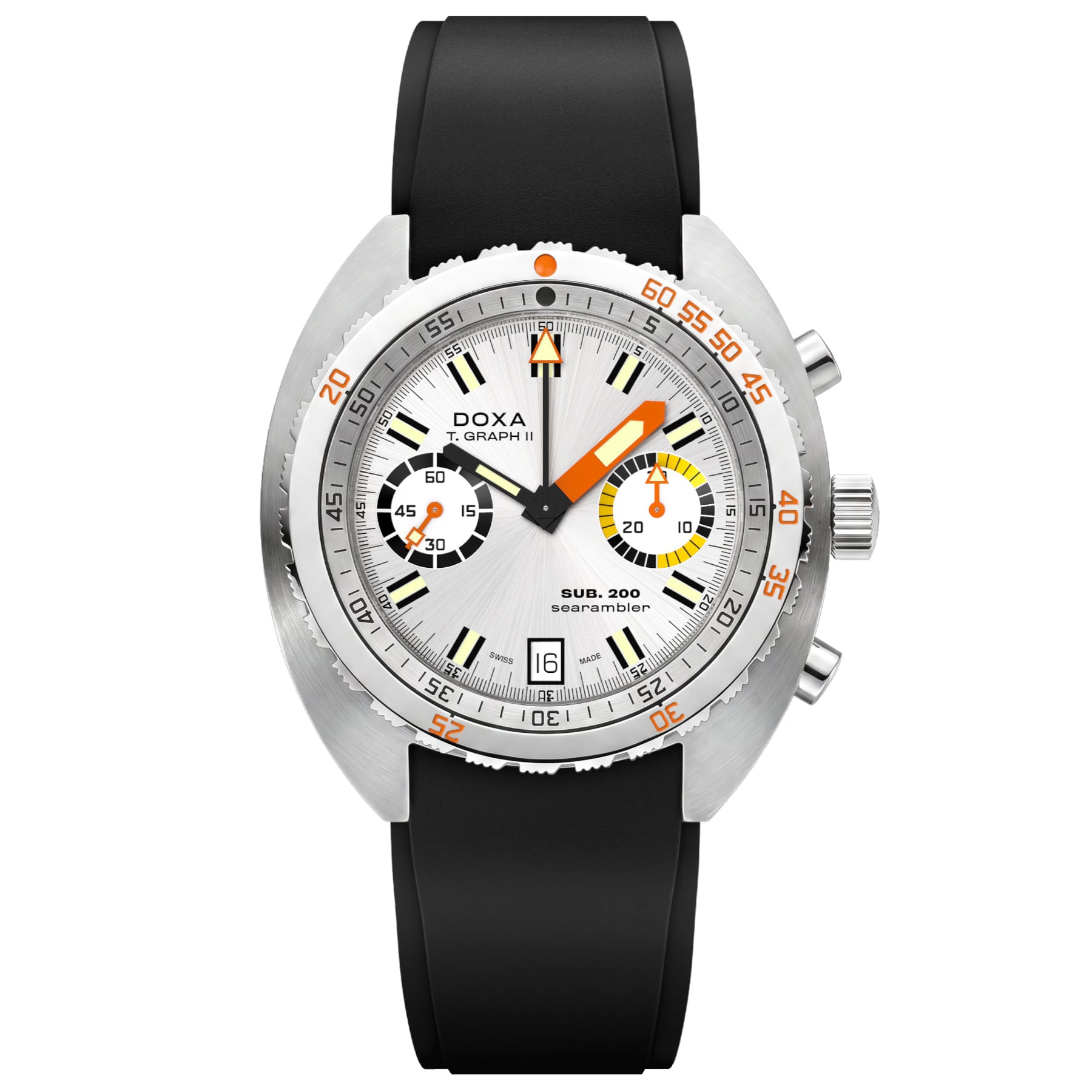 DOXA SUB 200 T.Graph II Searambler on Strap 806.10.021.20