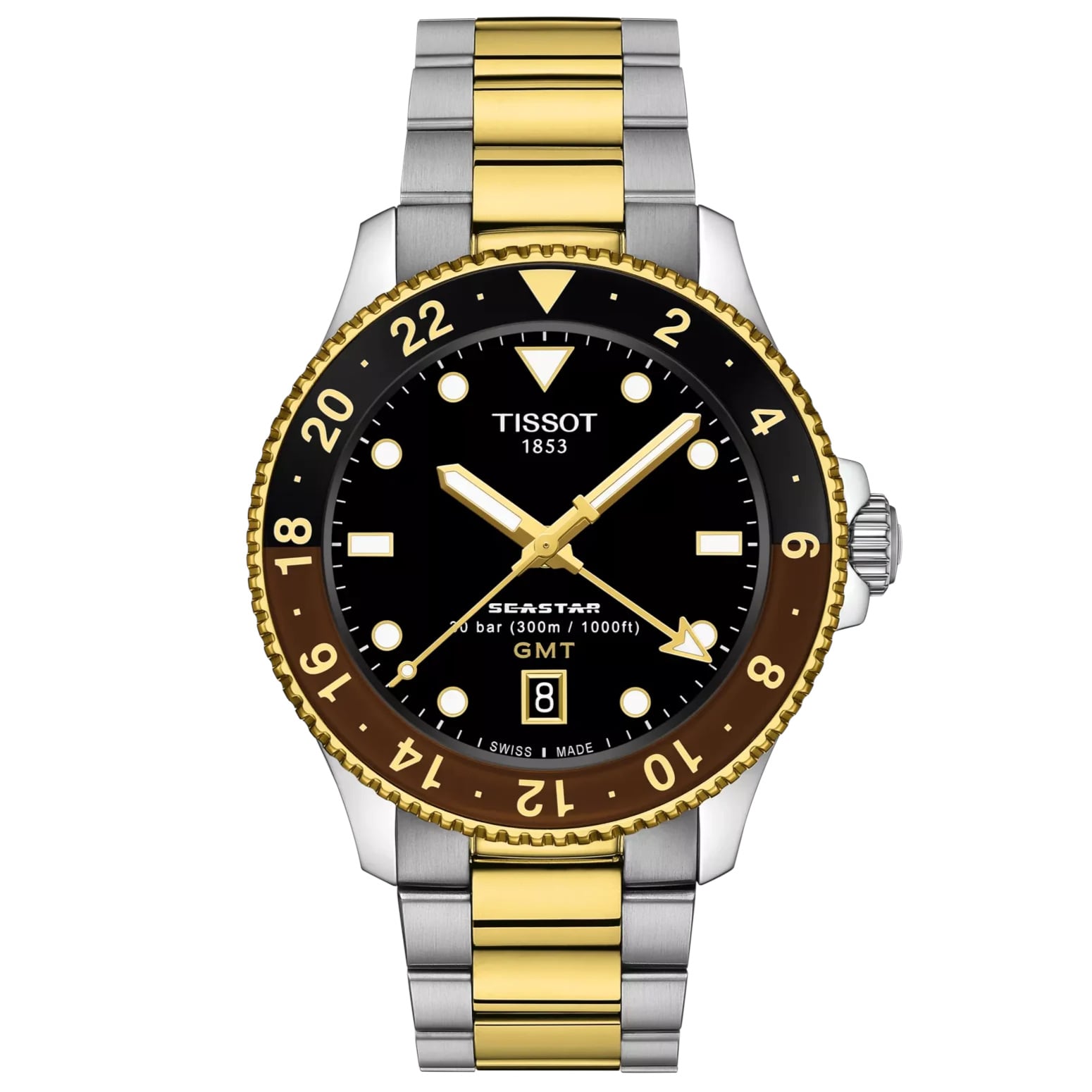 Tissot Seastar 1000 GMT 40mm T120.852.22.051.00
