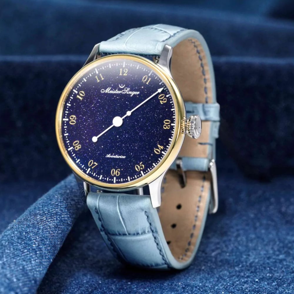 MeisterSinger Pangaea Aventurine Gold PMN9908AVLG