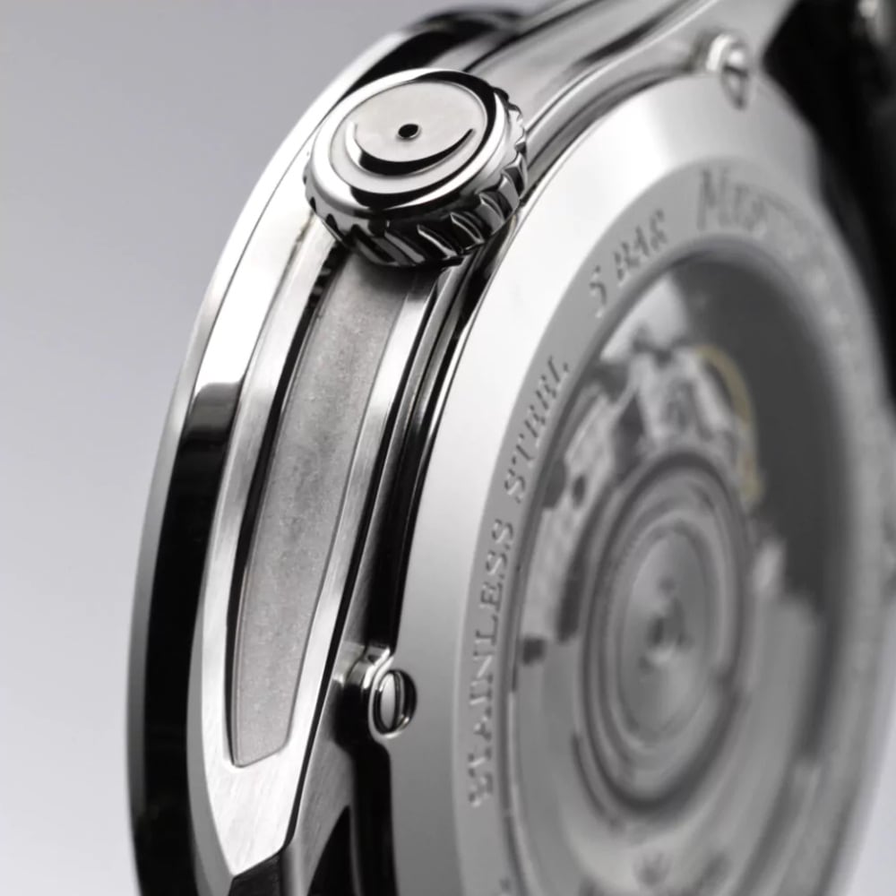 MeisterSinger Panthero Jumping Hour Sunburst Blue PTJH917