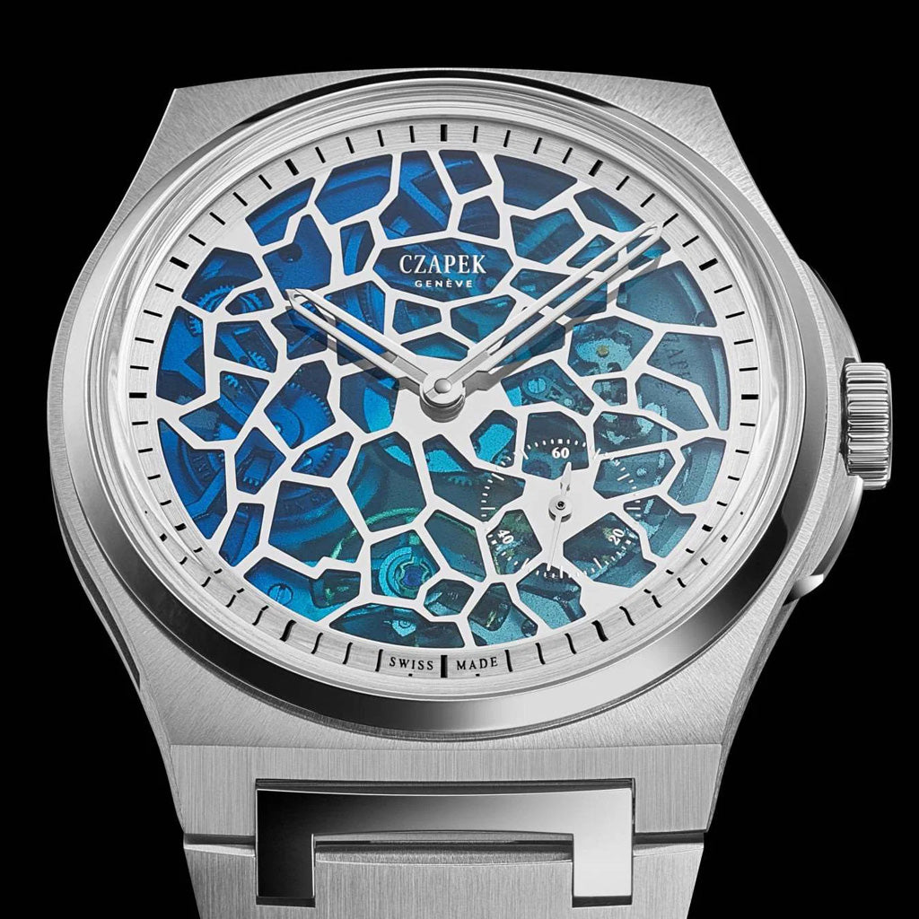 Czapek Antarctique Plique-À-Jour Polar Blue
