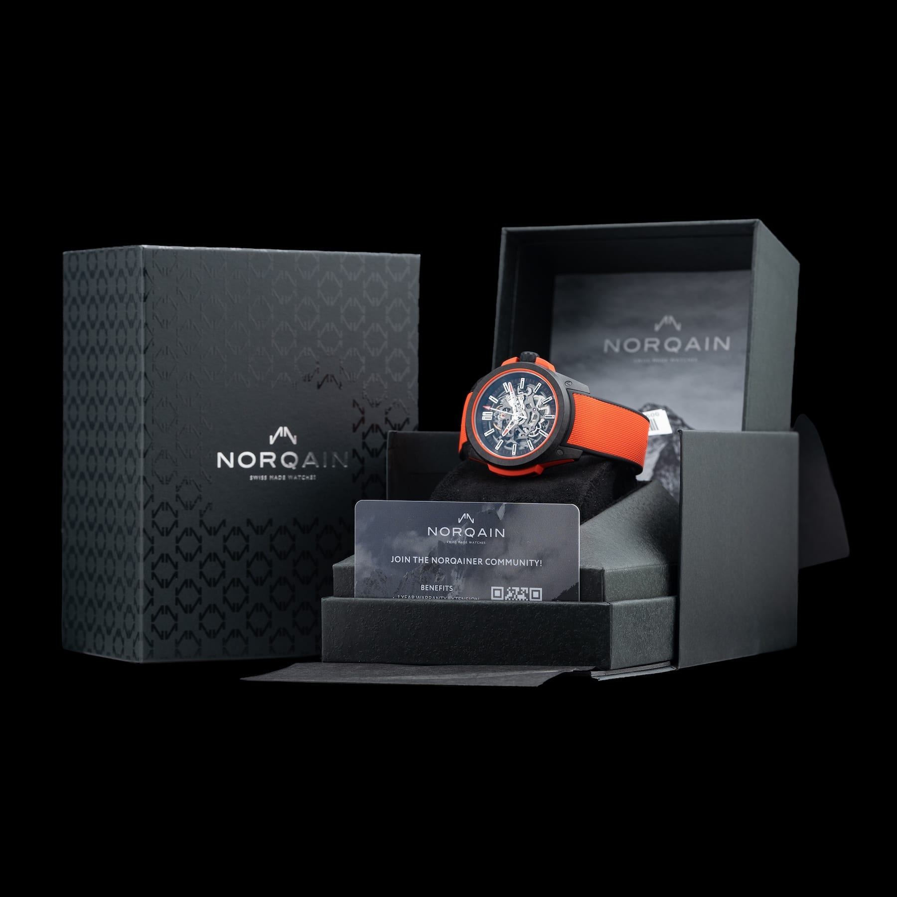 Norqain Wild One Skeleton Coral N3000.07Q31.B13