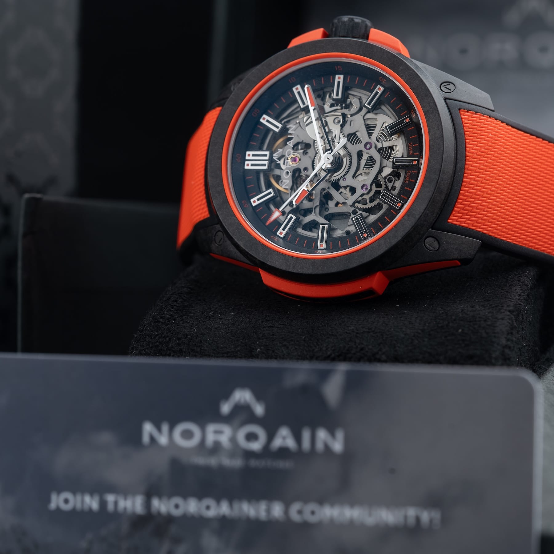 Norqain Wild One Skeleton Coral N3000.07Q31.B13
