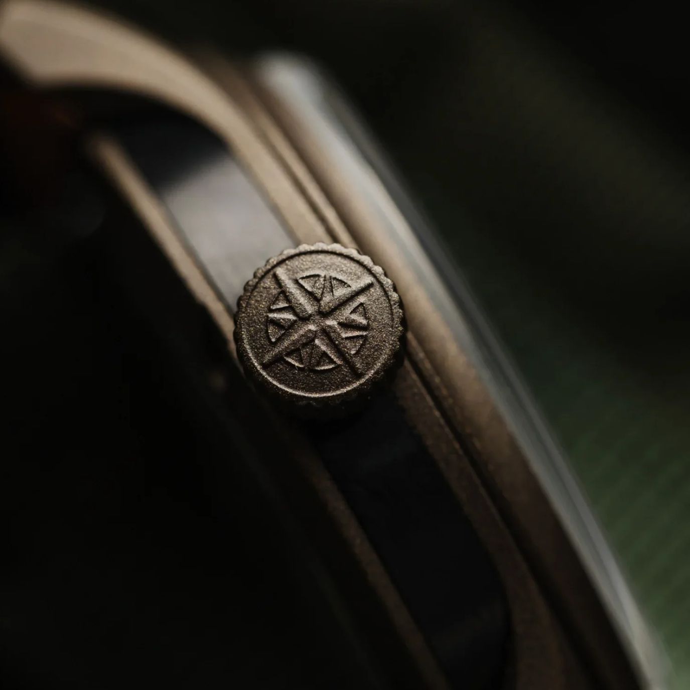 Bremont HMAF Altitude 39mm Date Steel Cerakote Black on Leather Strap