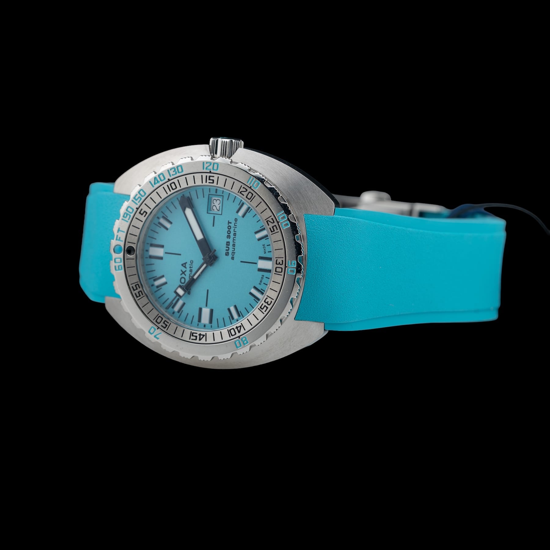 DOXA Sub 300T Aquamarine 840.10.241.25 on Strap
