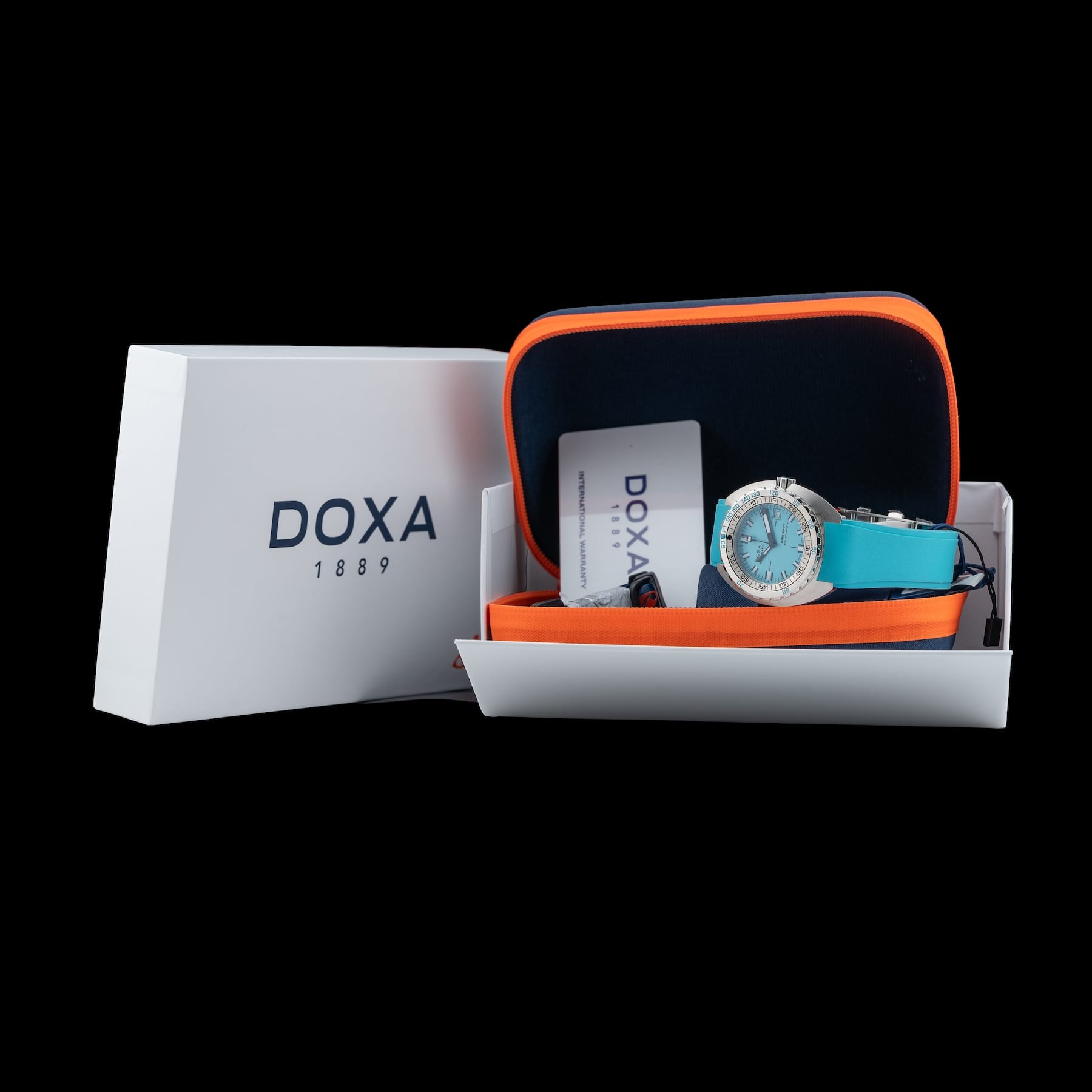DOXA Sub 300T Aquamarine 840.10.241.25 on Strap