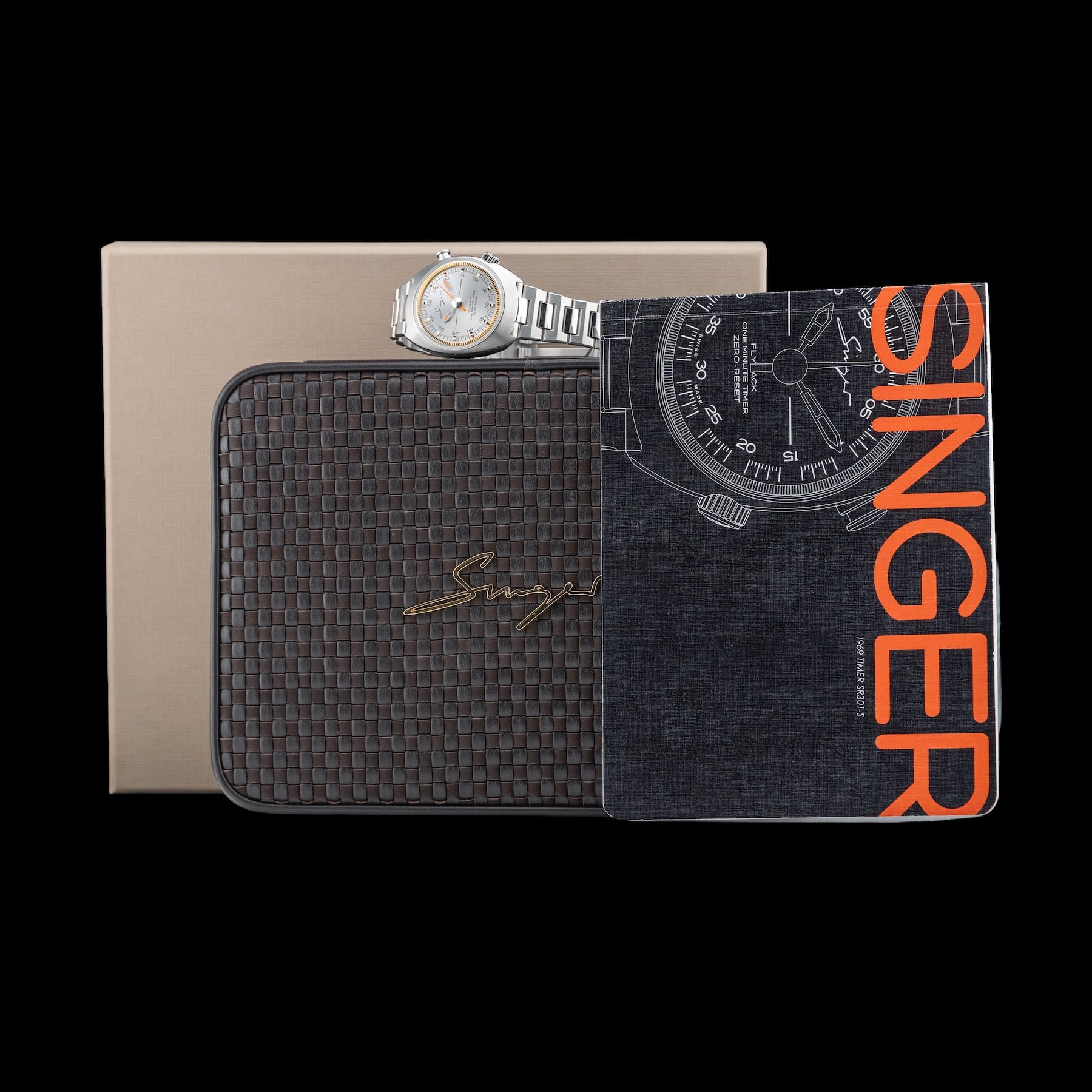 Singer Reimagined 1969 Timer Sunray Grey SR301-S