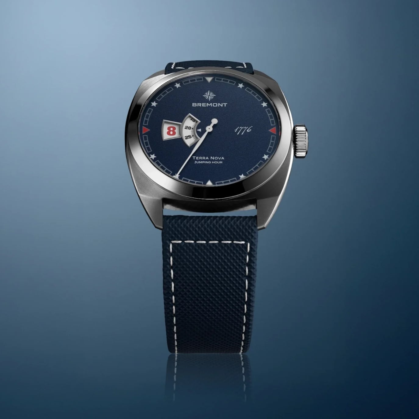 Bremont Terra Nova 40.5mm Jumping Hour 1776 On Bracelet