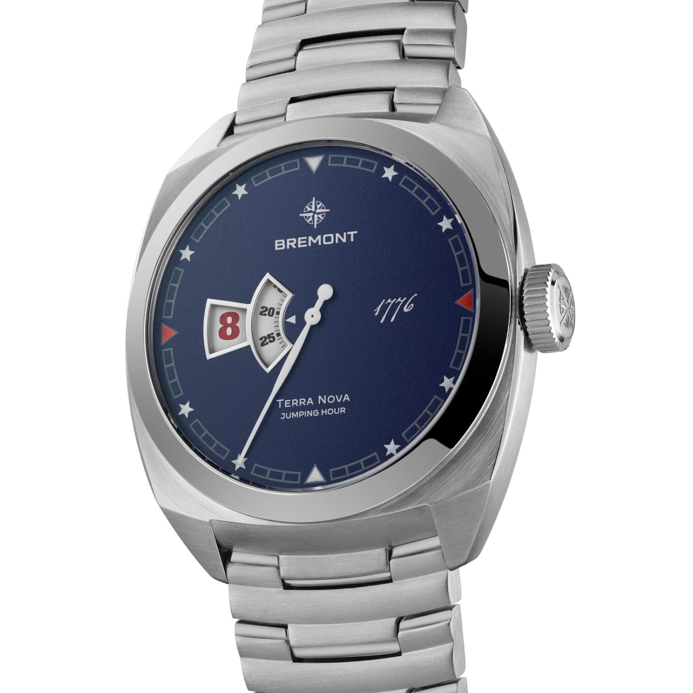 Bremont Terra Nova 40.5mm Jumping Hour 1776 On Bracelet