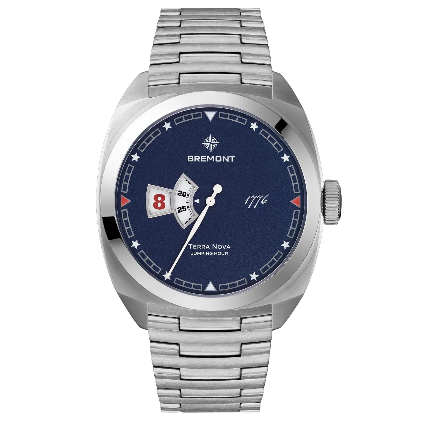 Bremont Terra Nova 40.5mm Jumping Hour 1776 On Bracelet