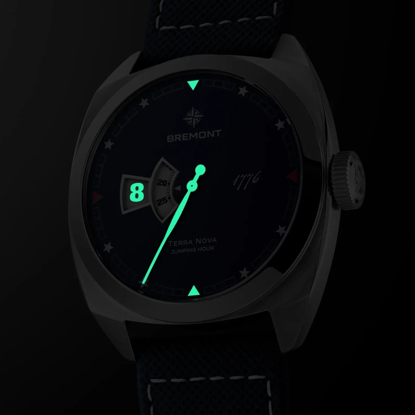 Bremont Terra Nova 40.5mm Jumping Hour 1776 On Bracelet
