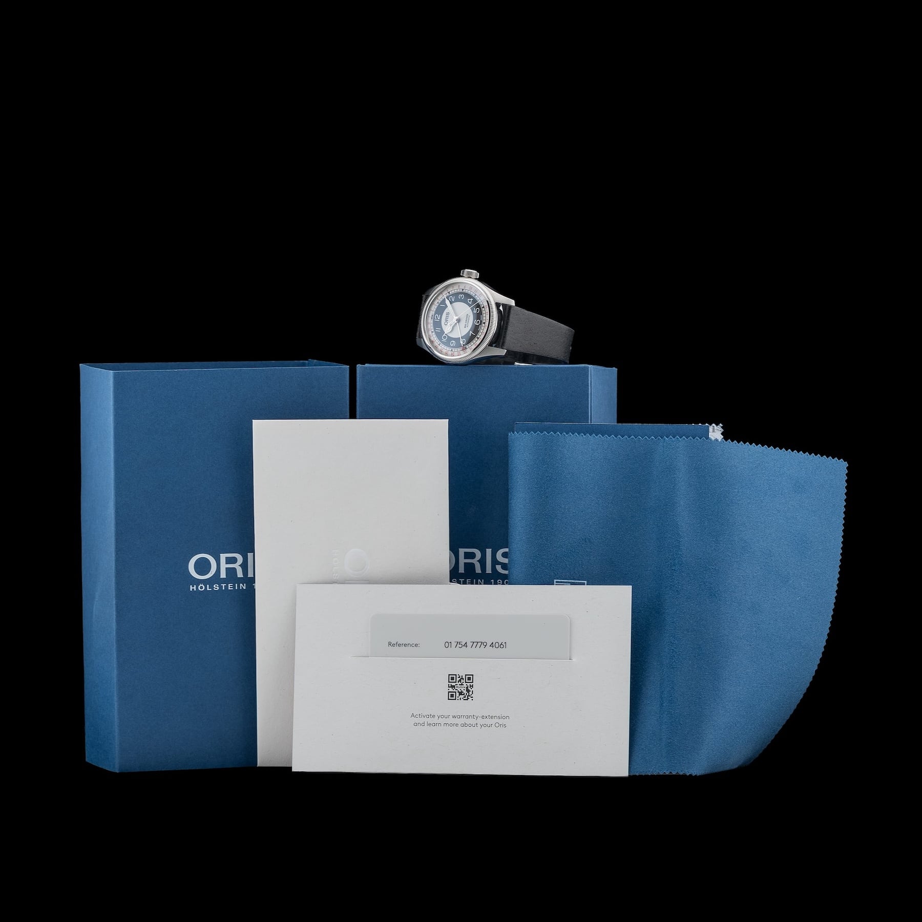 Oris 01 754 7779 4061-07 5 19 25 Big Crown Pointer Date "Bullseye"