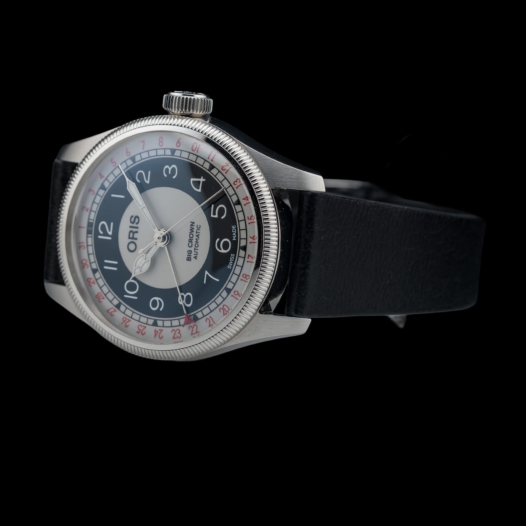 Oris 01 754 7779 4061-07 5 19 25 Big Crown Pointer Date "Bullseye"
