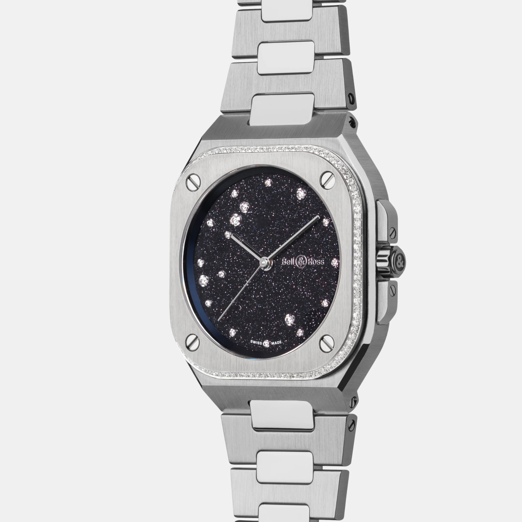 Bell & Ross BR-05 36mm Blue Diamond Eagle Diamonds