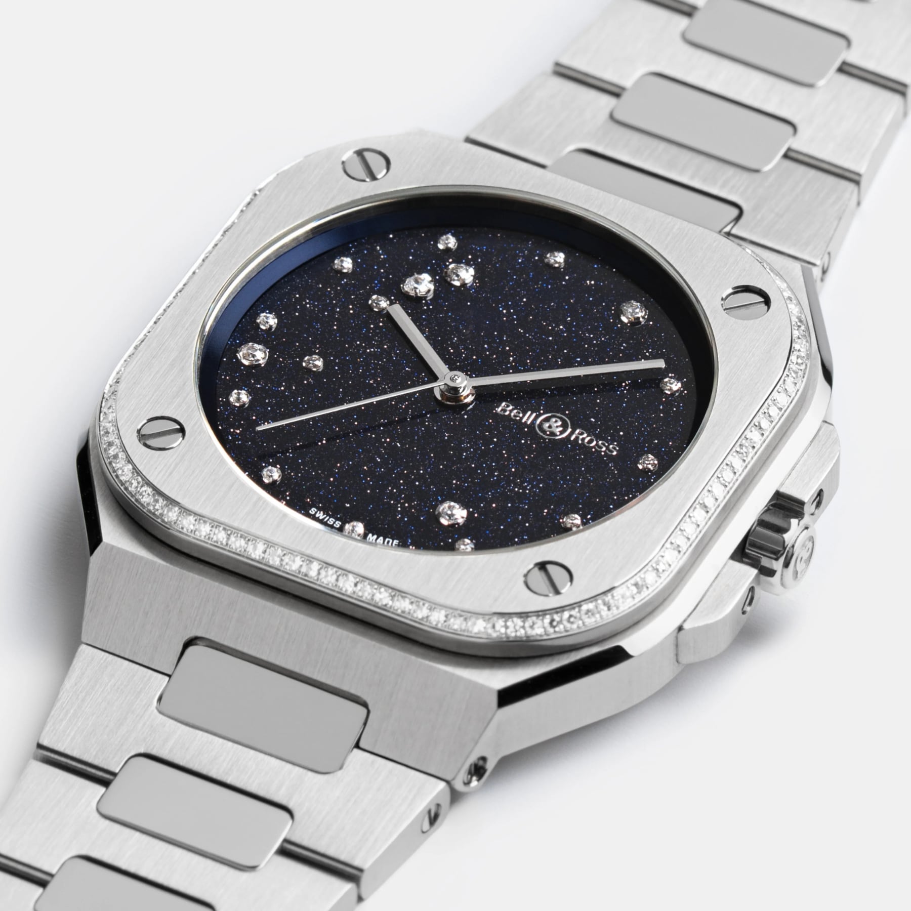 Bell & Ross BR-05 36mm Blue Diamond Eagle Diamonds