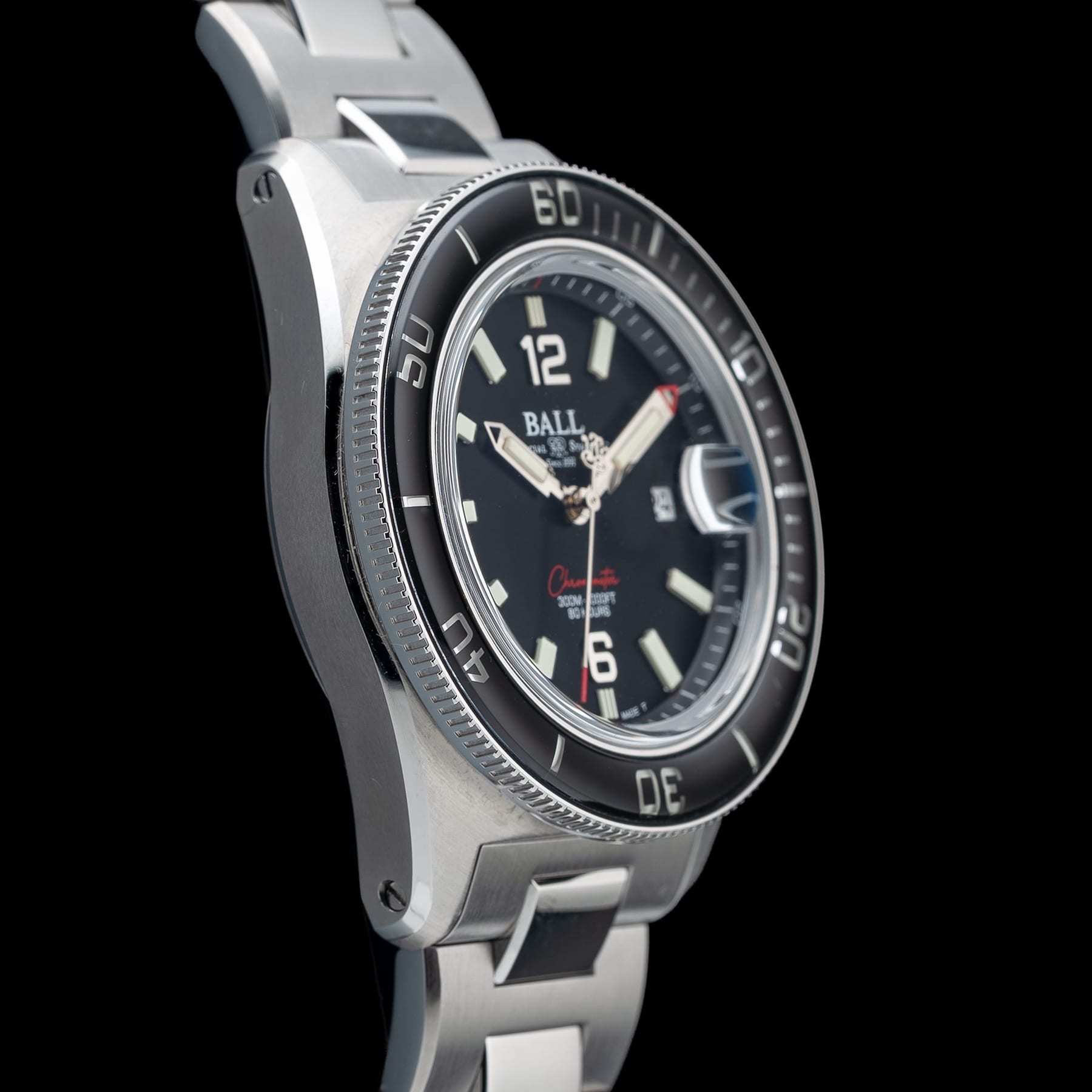 Ball Engineer M Skindiver III 41.5mm Black Dial Limited Edition DD3100A-S1C-BK