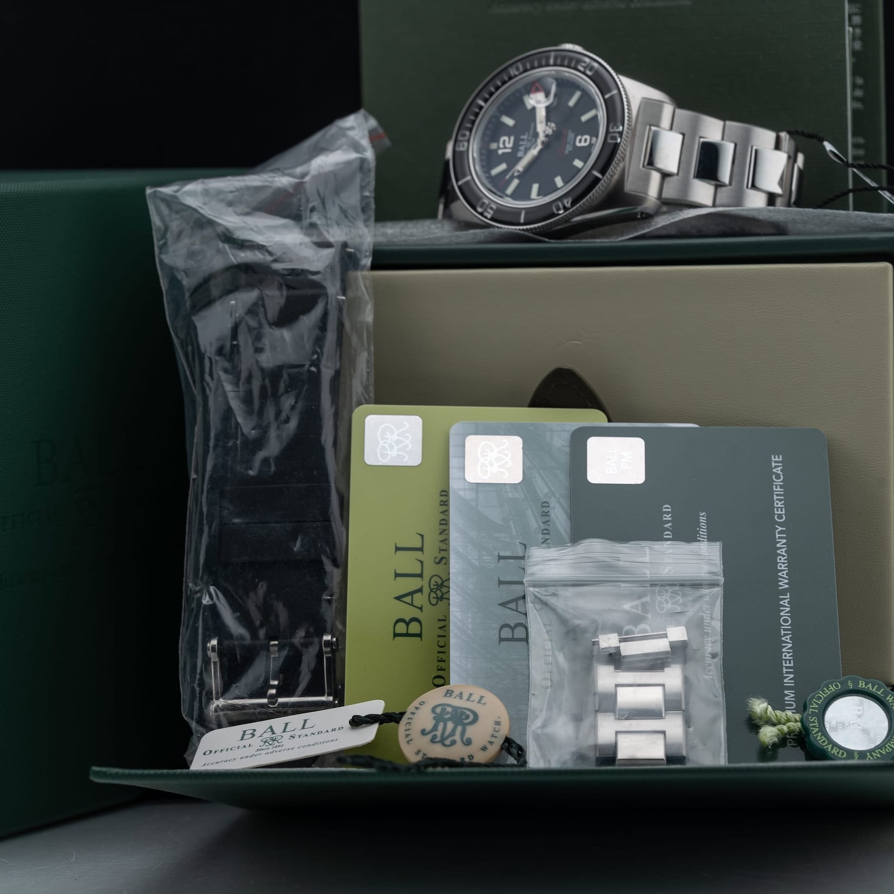 Ball Engineer M Skindiver III 41.5mm Black Dial Limited Edition DD3100A-S1C-BK