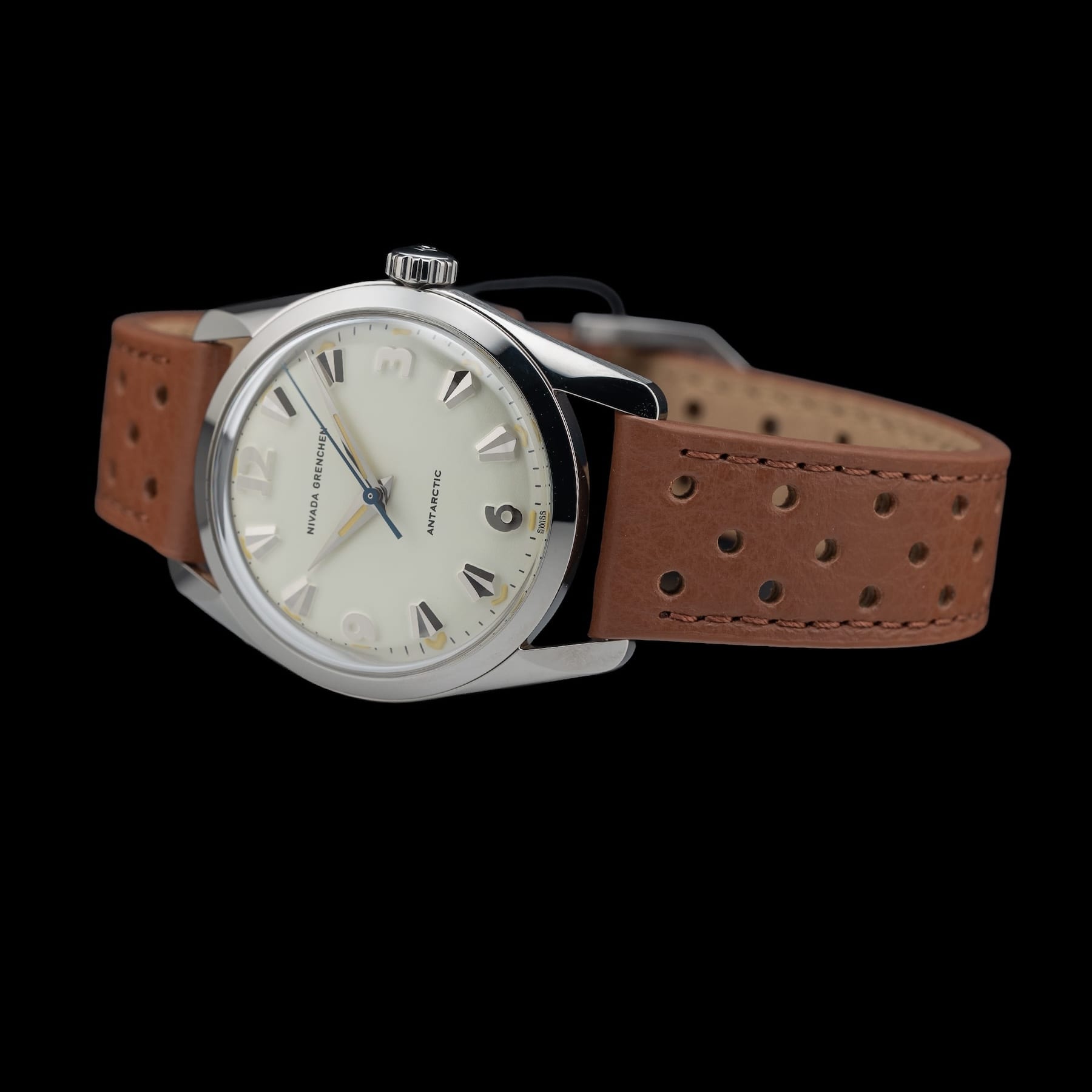 Nivada Grenchen Antarctic 35mm Beige Luminova 35001M41