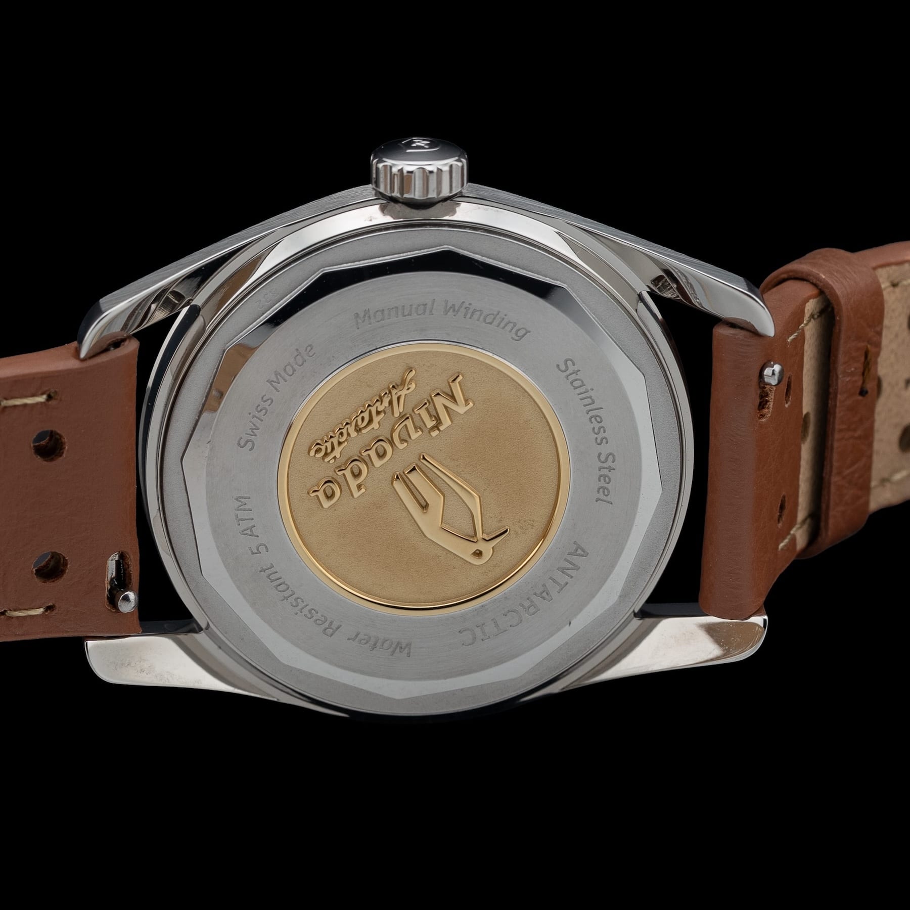 Nivada Grenchen Antarctic 35mm Beige Luminova 35001M41